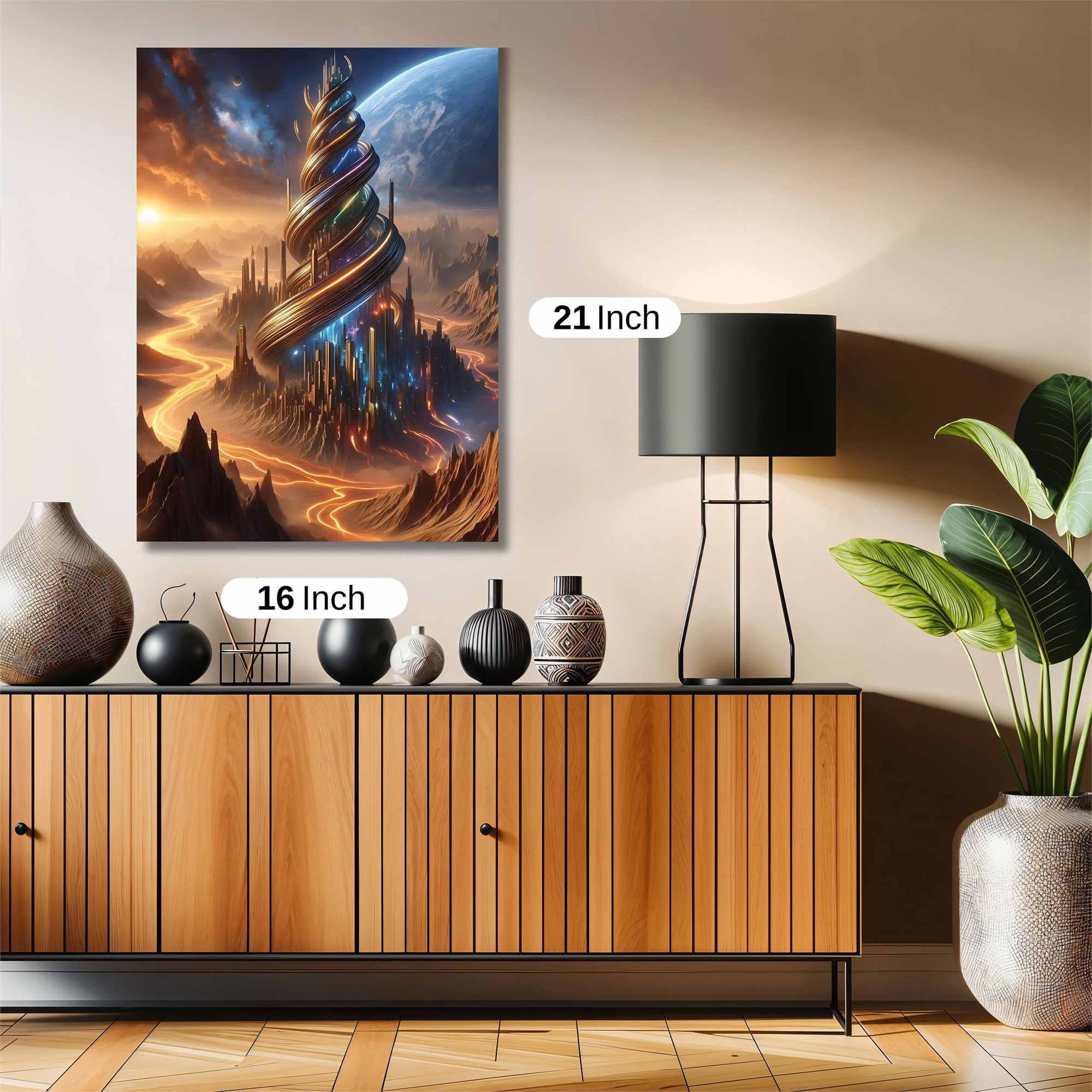 Spiral Enchantment Safe Wall Magnetic / M