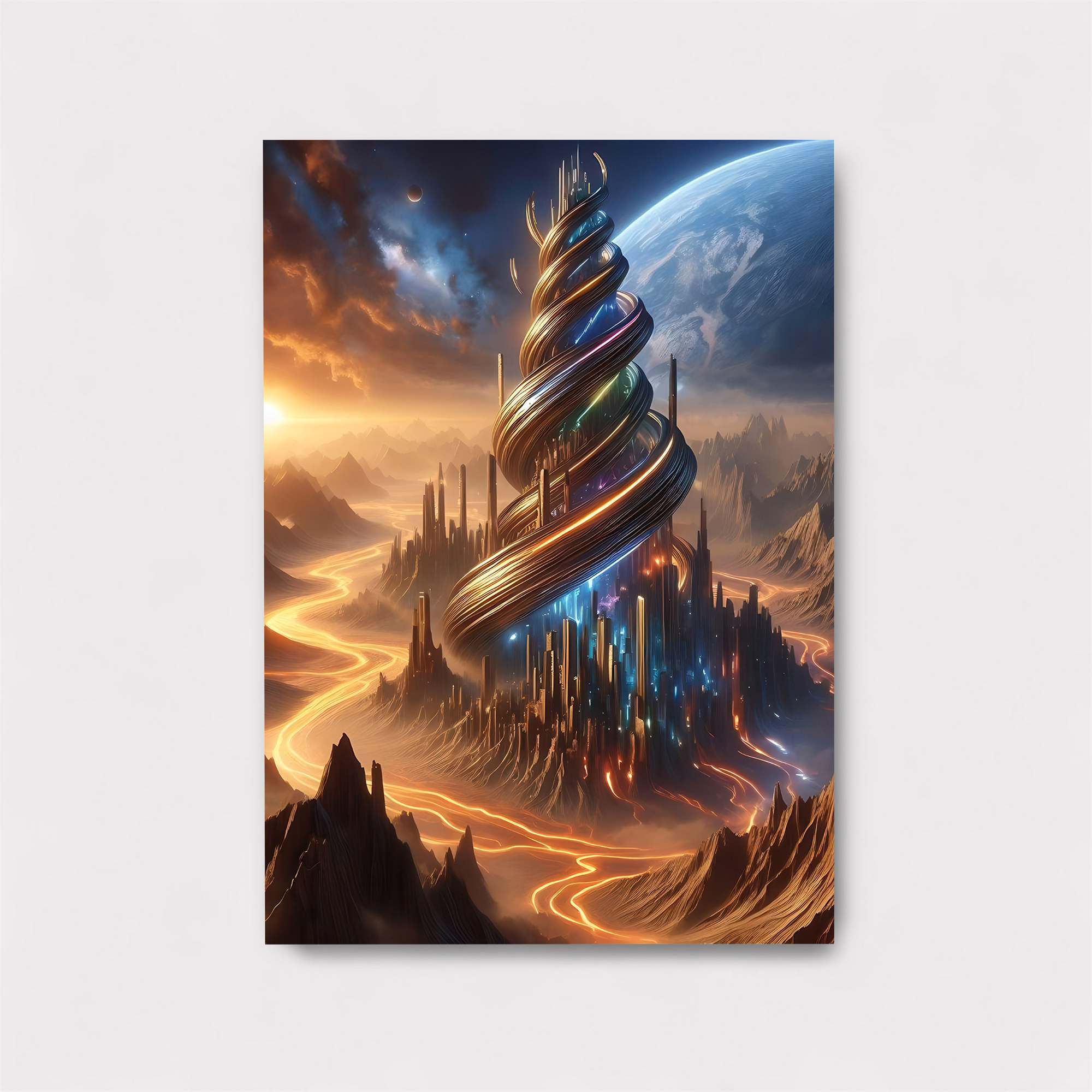 Spiral Enchantment Safe Wall Magnetic / M