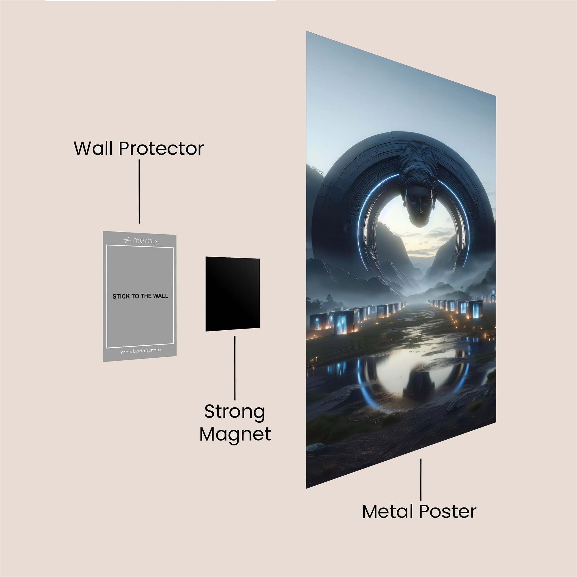 Serpentine Gateway Safe Wall Magnetic / M