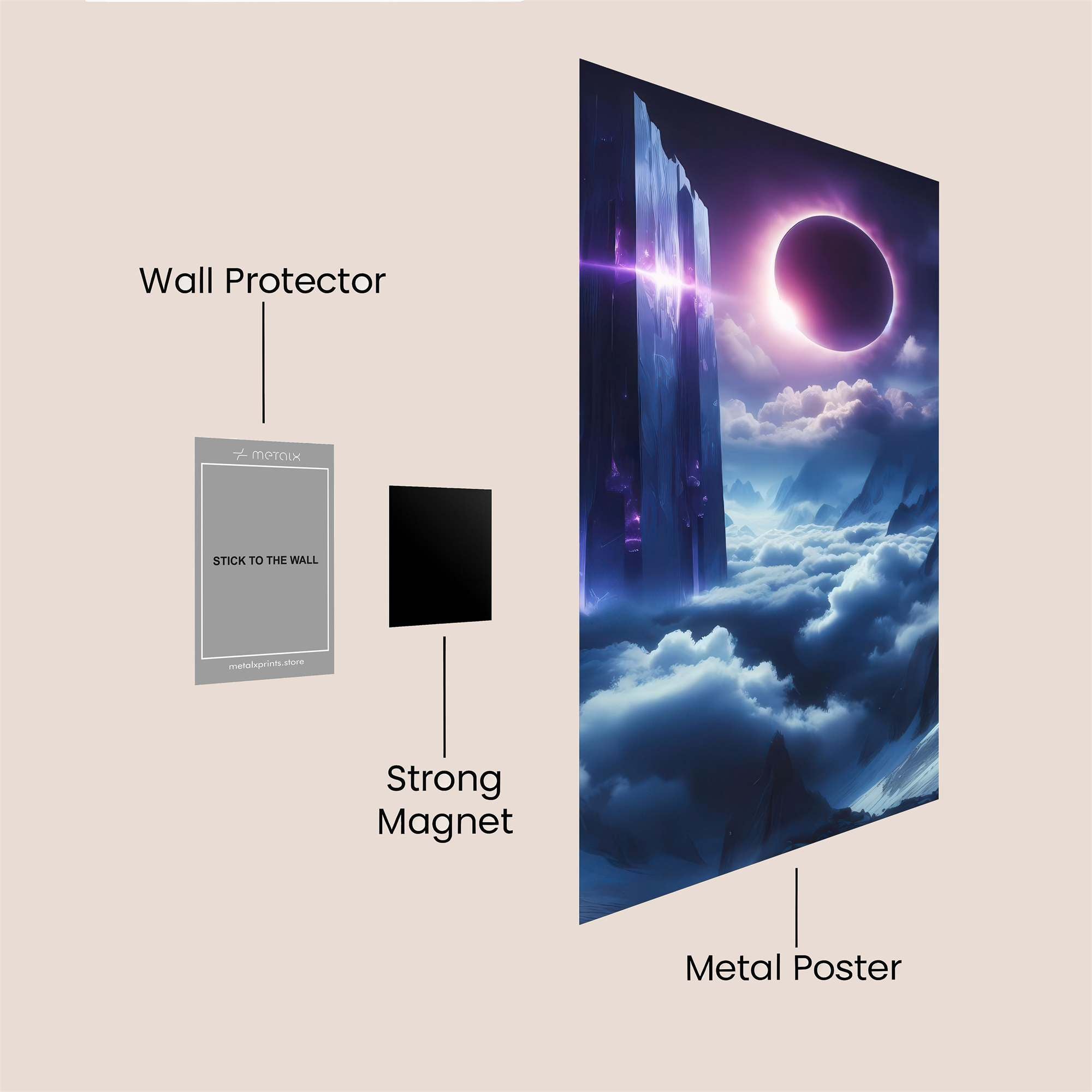 Monolith Eclipse Safe Wall Magnetic / M