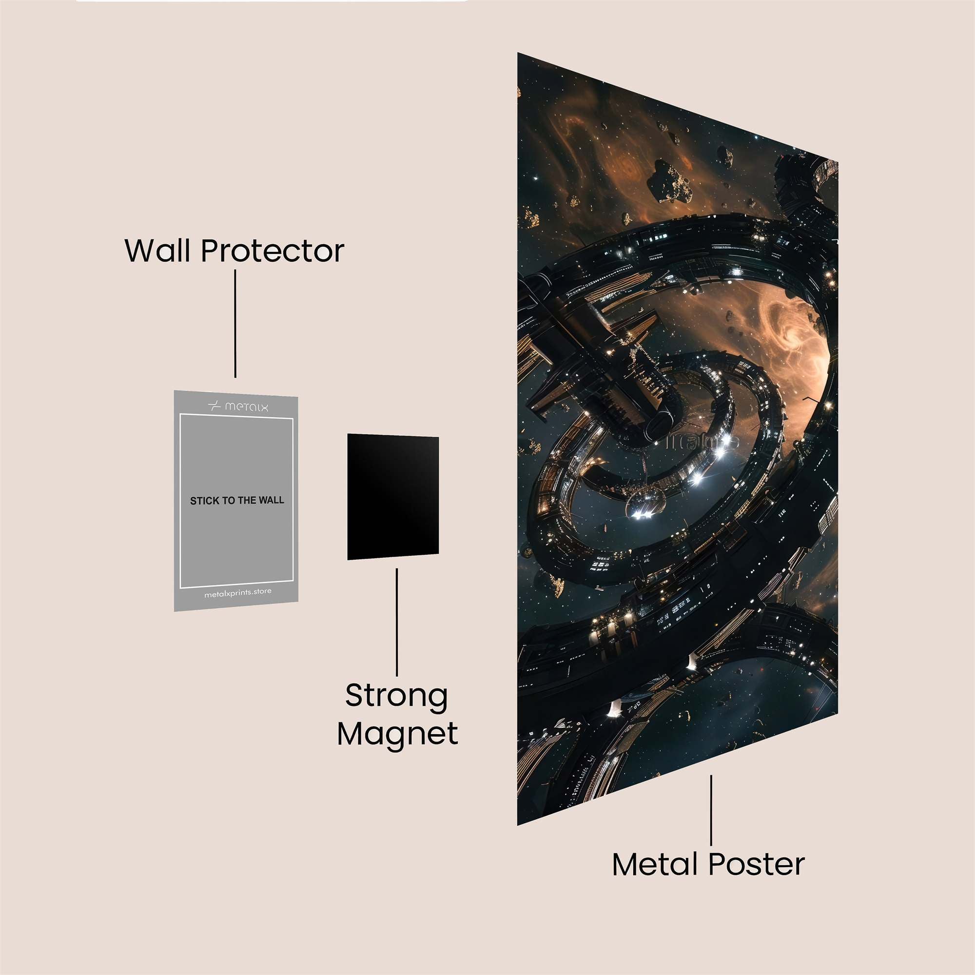 Halos Majestic Safe Wall Magnetic / M