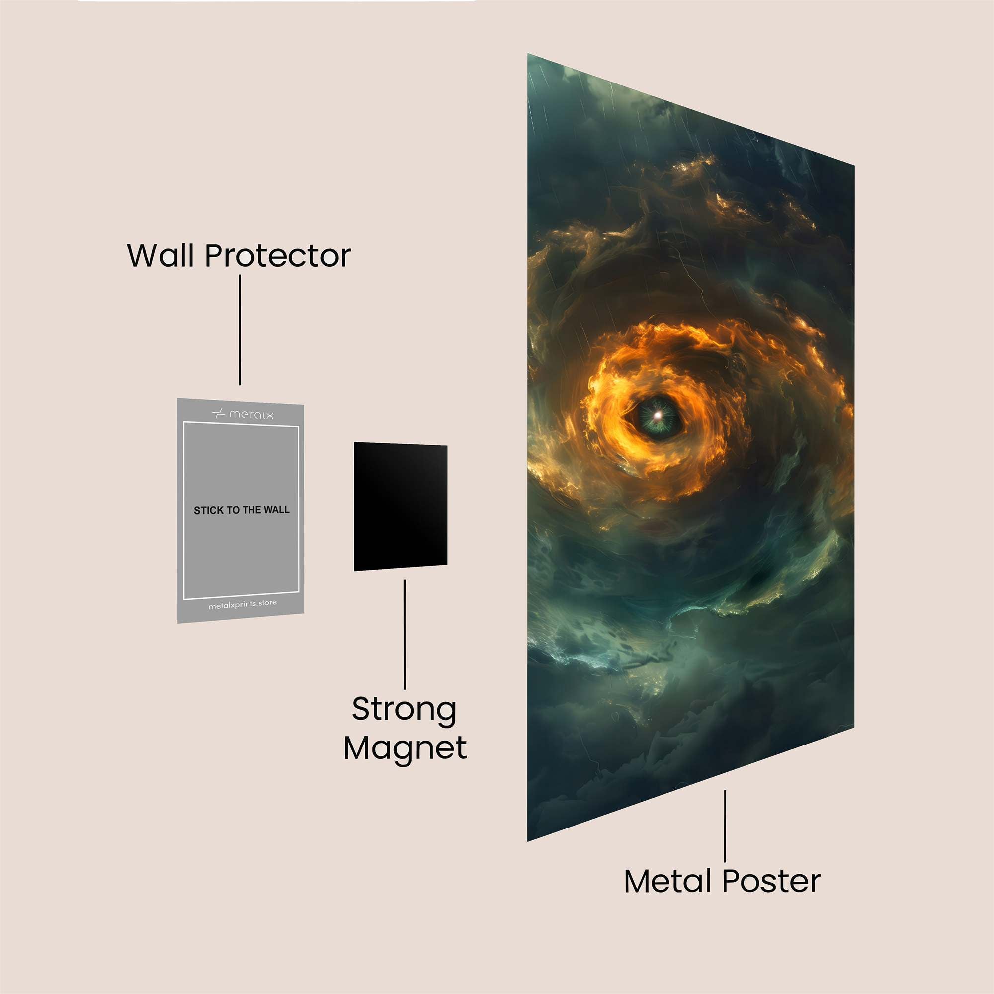 Cosmic Vortex Safe Wall Magnetic / M