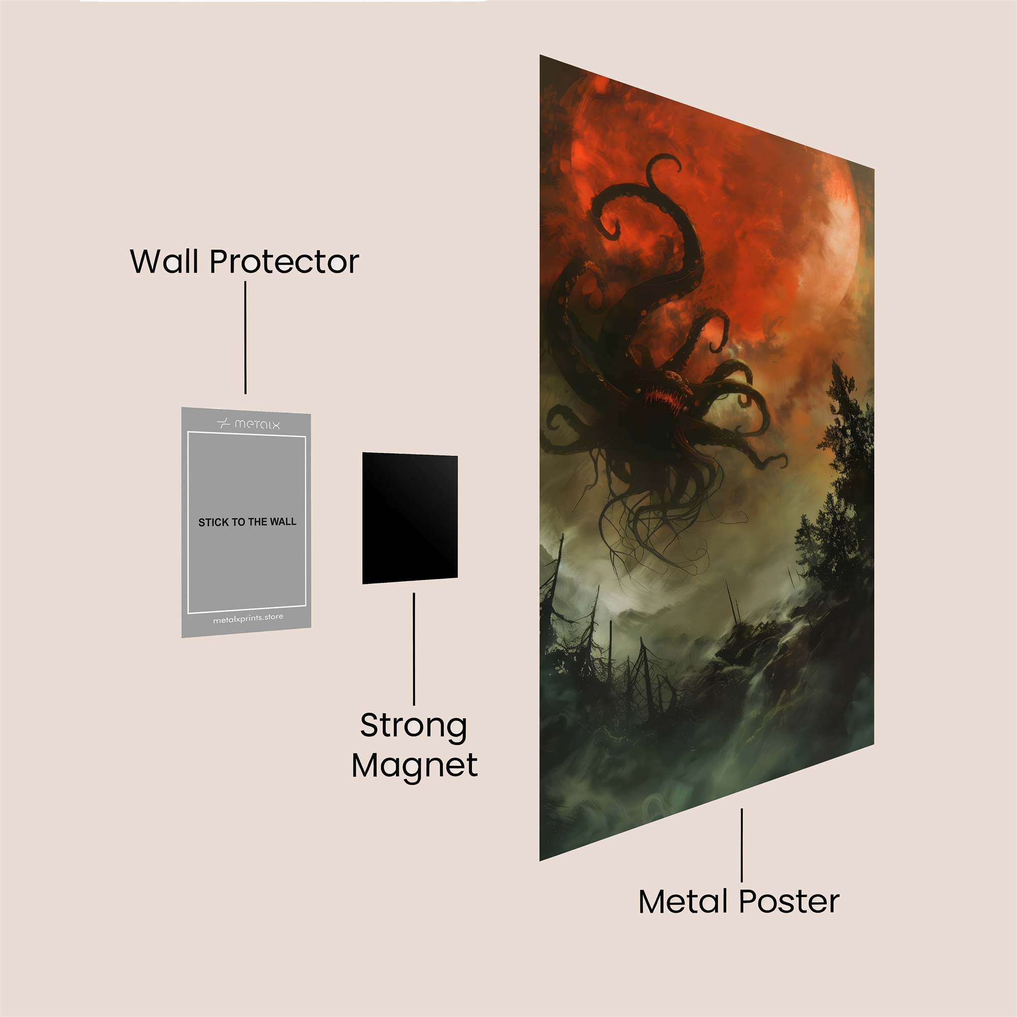Cthulhu Eclipse Safe Wall Magnetic / M