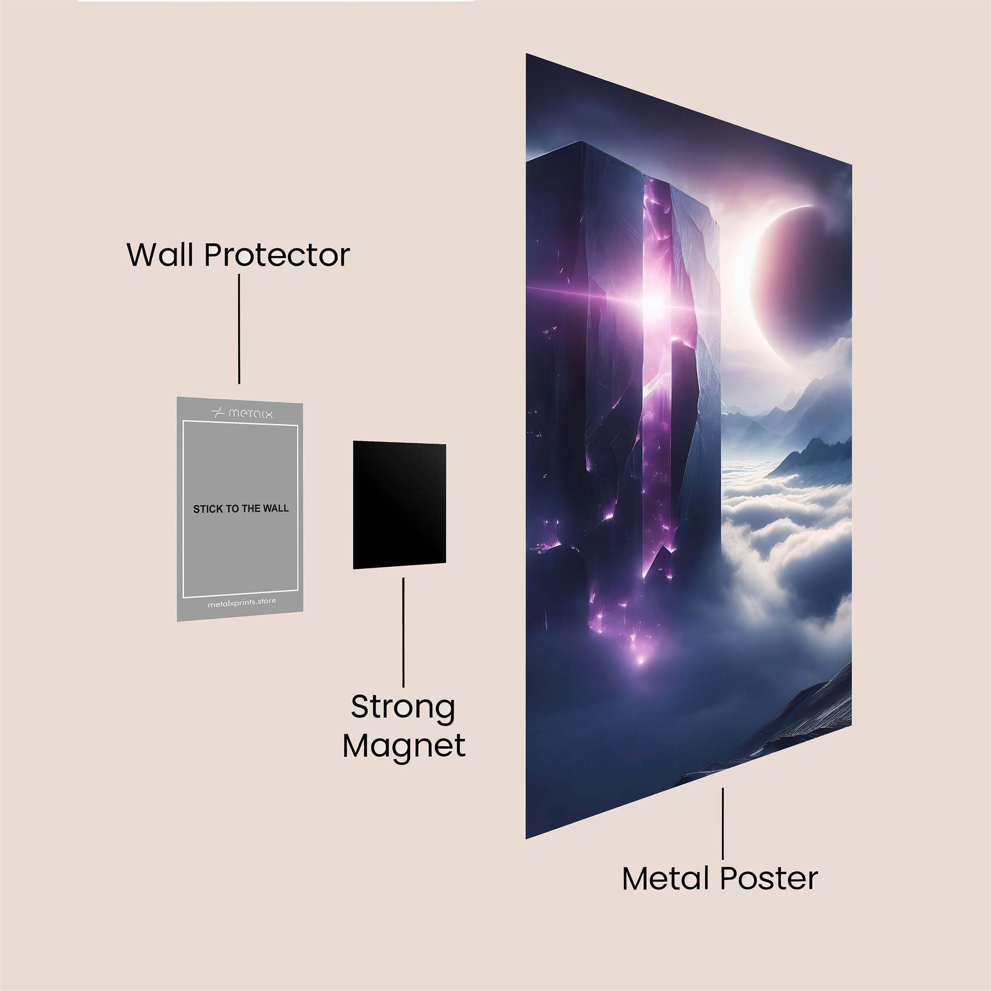 Monolith Eclipse Safe Wall Magnetic / M
