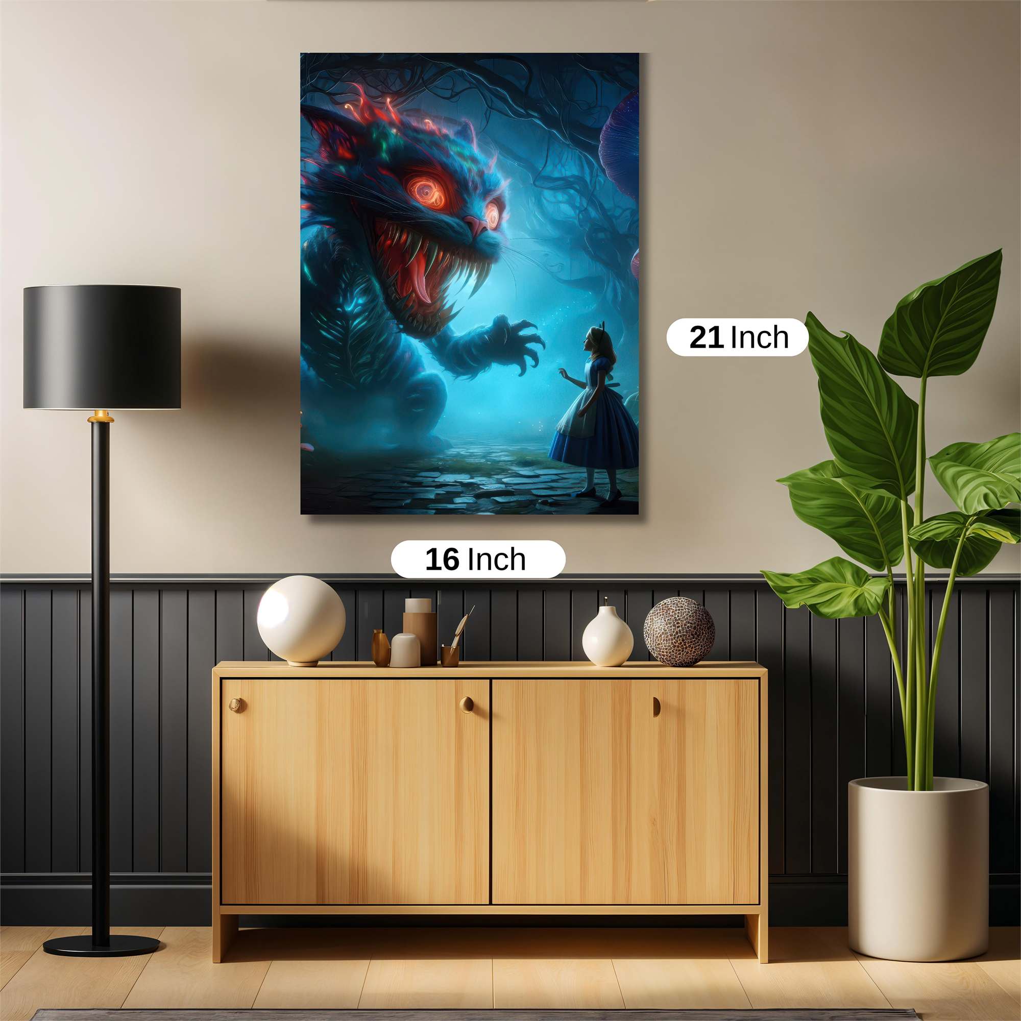 Cheshire Menace Safe Wall Magnetic / M