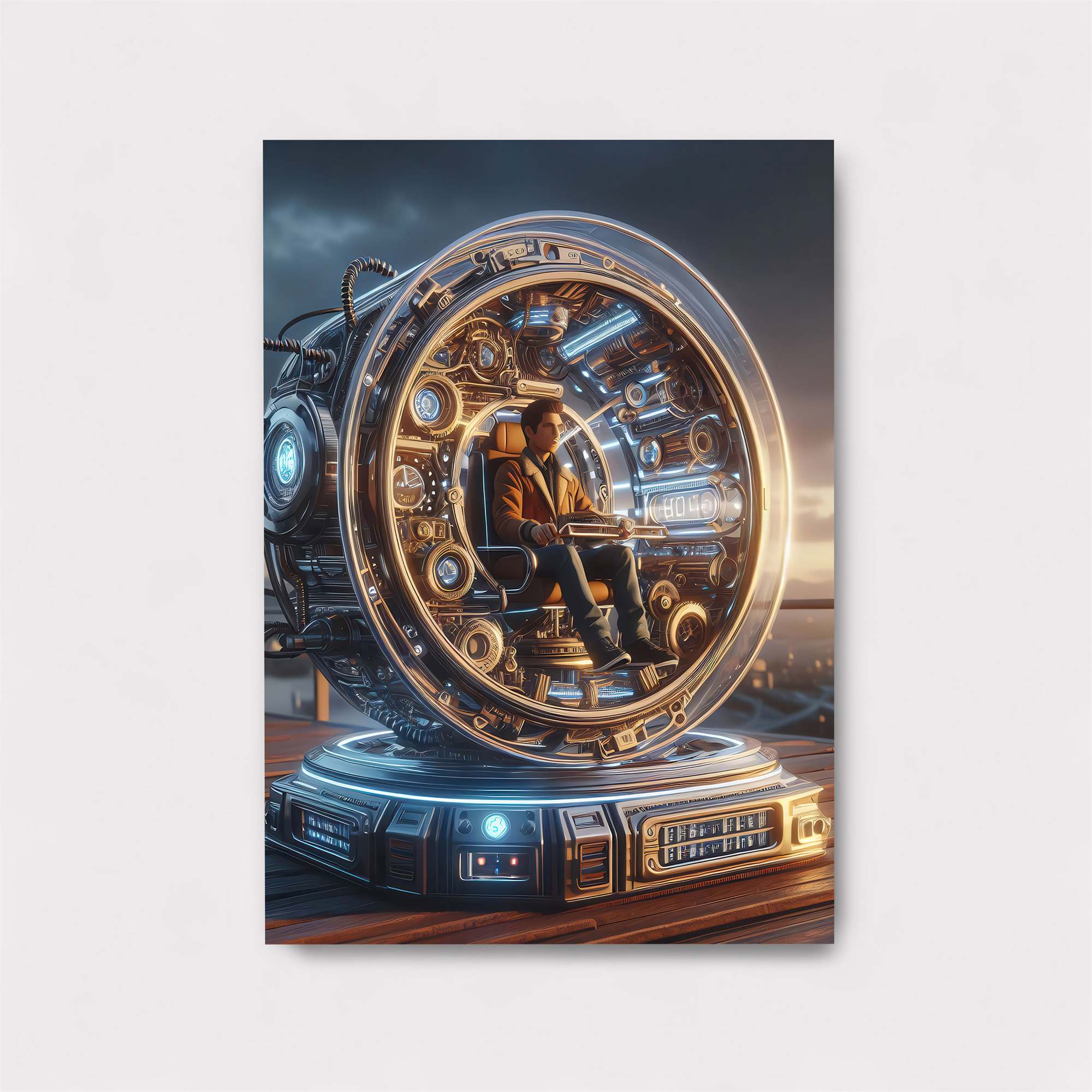 Inventor's Dream Safe Wall Magnetic / M