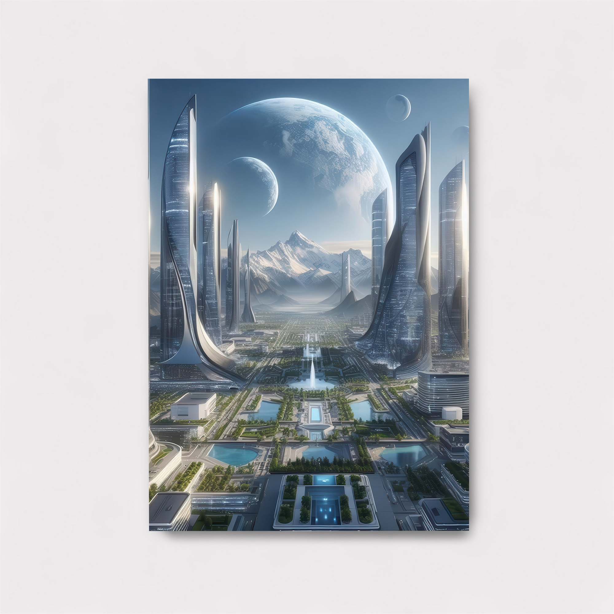 Futuristic Serenity Safe Wall Magnetic / M