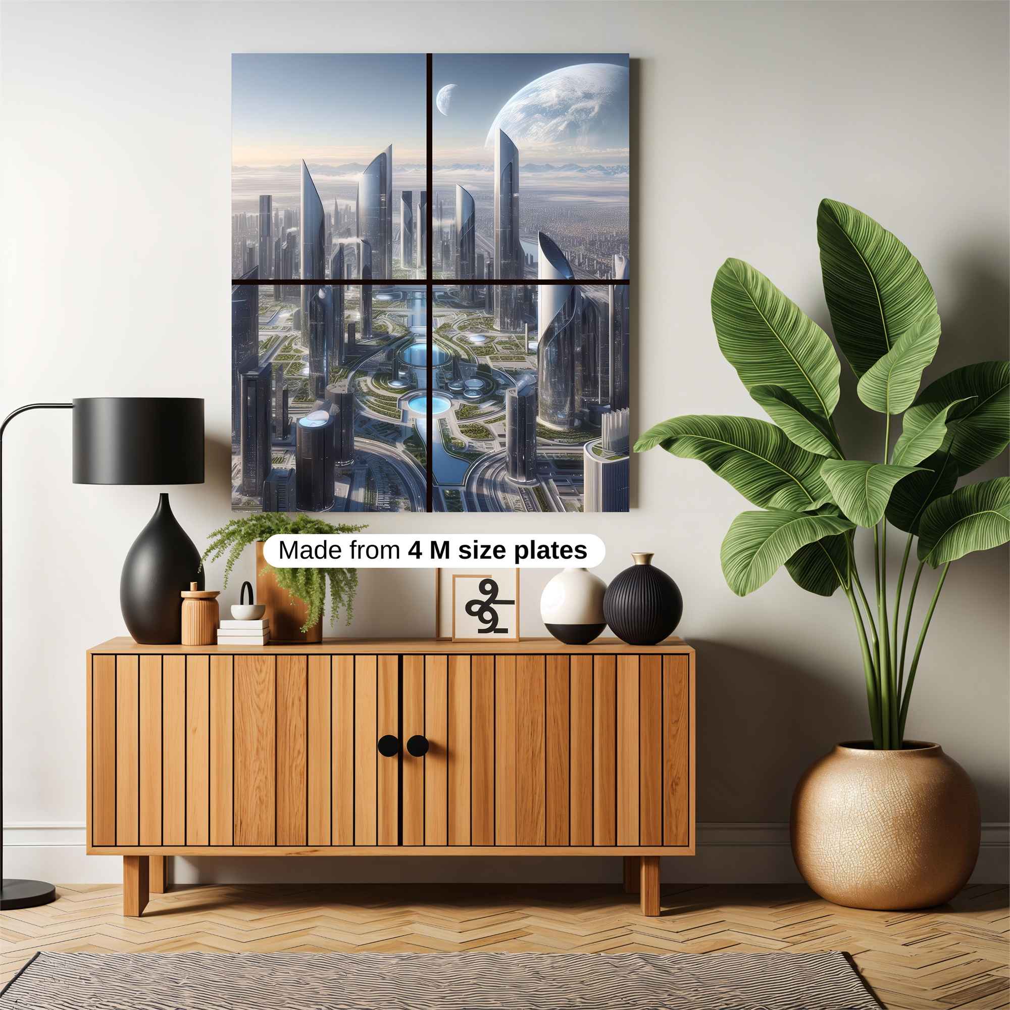 Neon Tranquility Safe Wall Magnetic / M