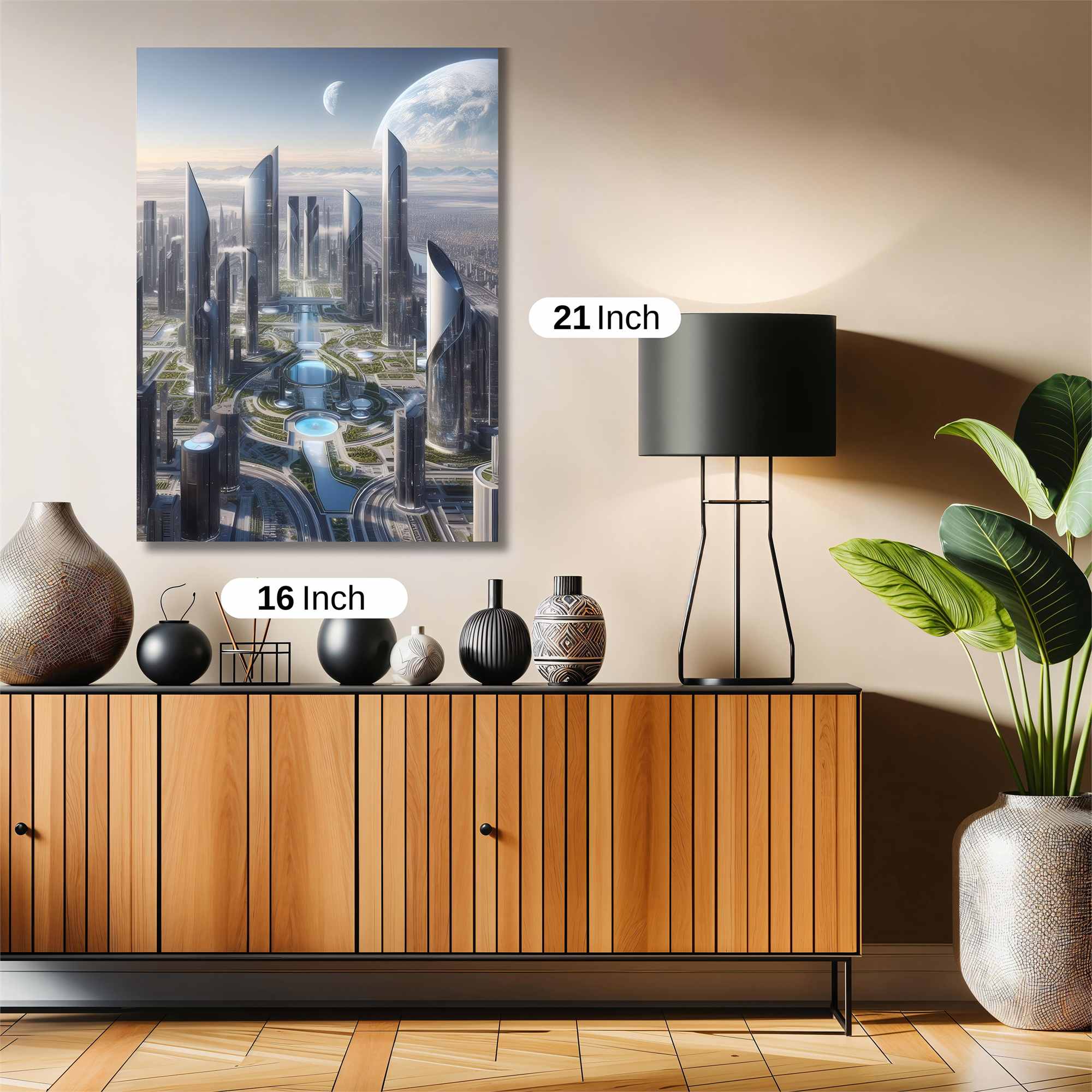 Neon Tranquility Safe Wall Magnetic / M