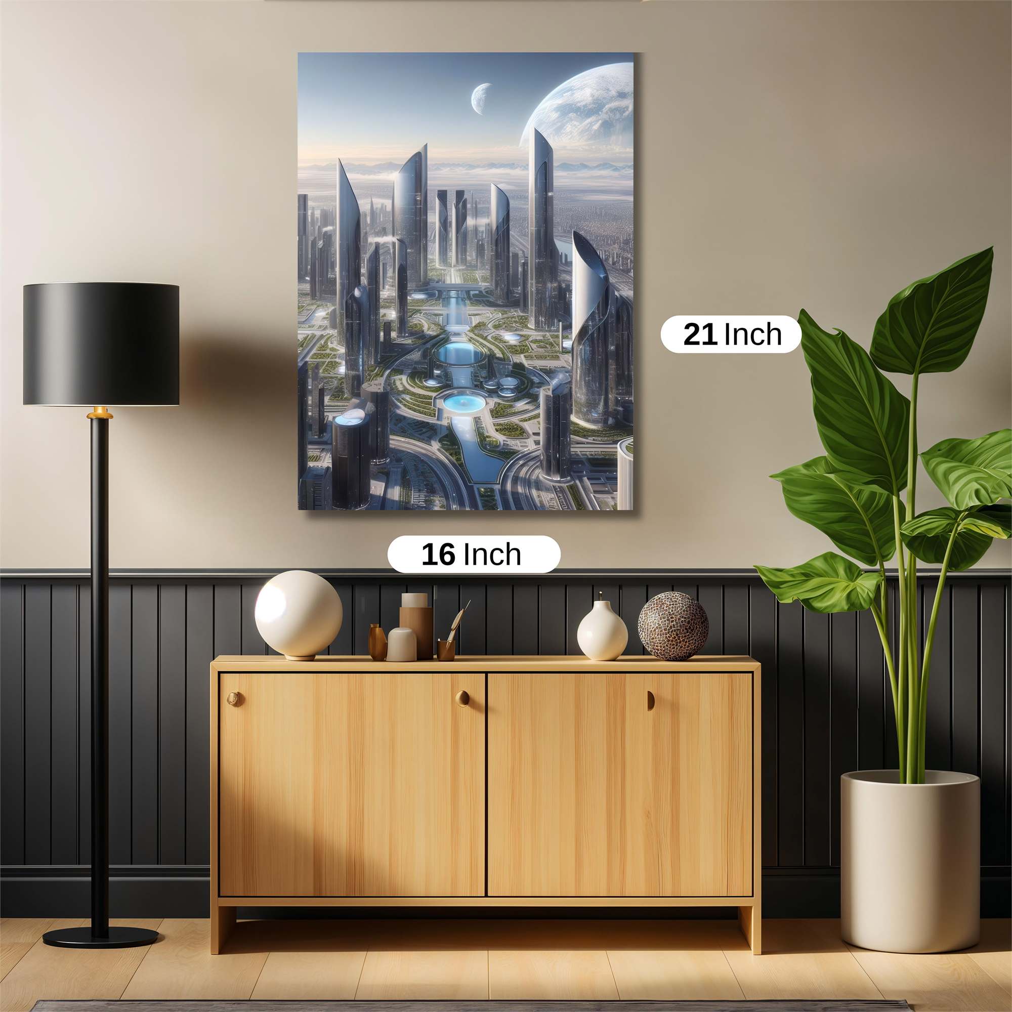 Neon Tranquility Safe Wall Magnetic / M