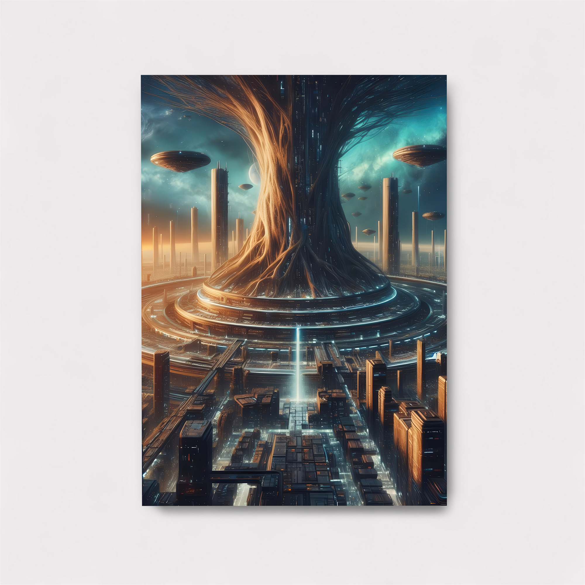 Futuristic Serenity Safe Wall Magnetic / M