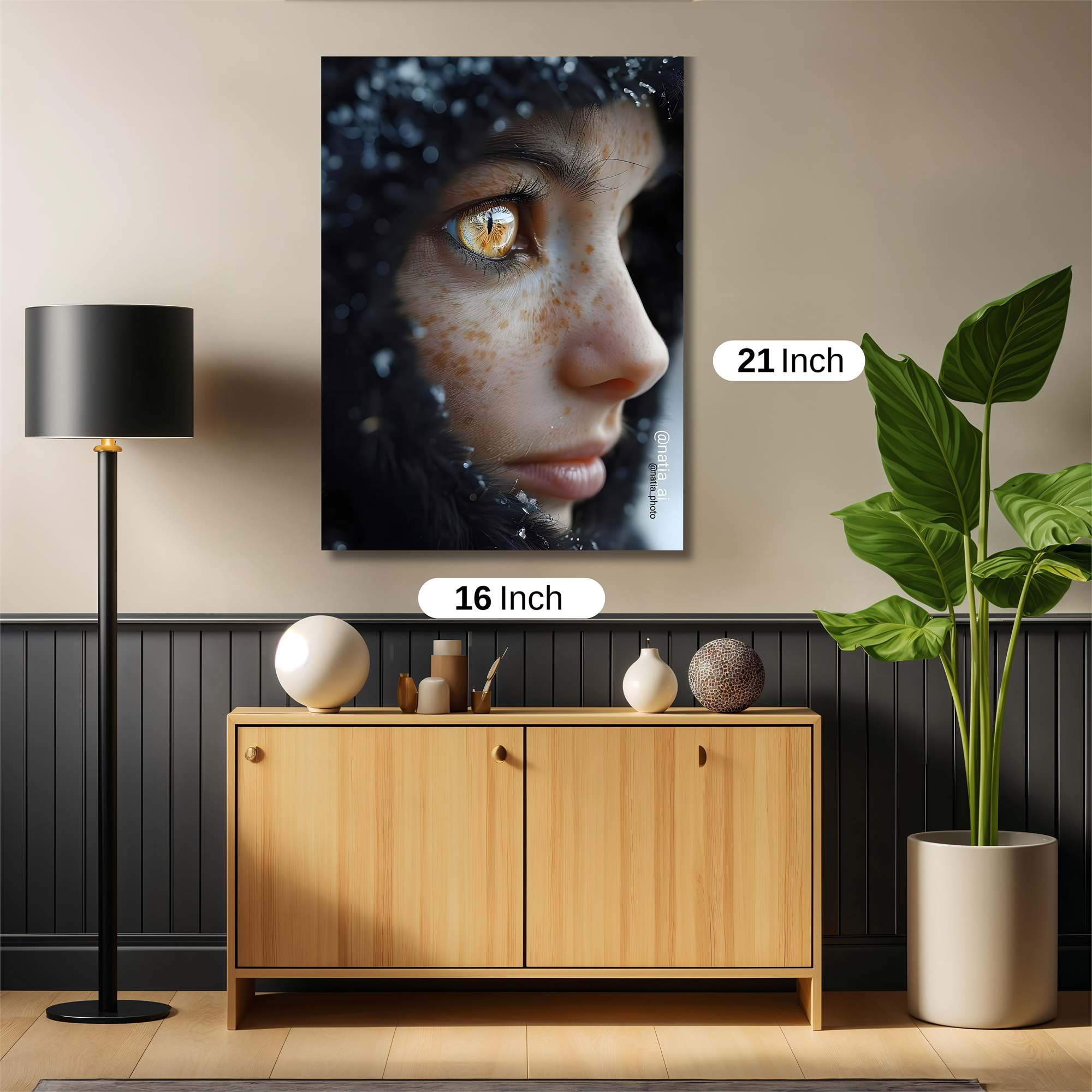 Frosty Gaze Safe Wall Magnetic / M