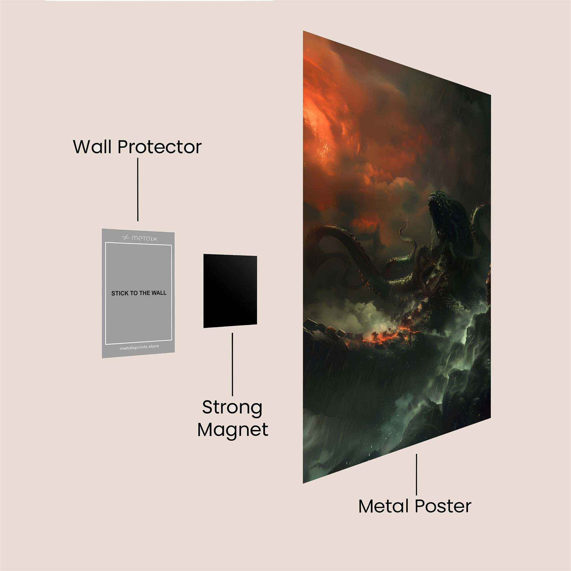 Cthulhu Chaos Safe Wall Magnetic / M