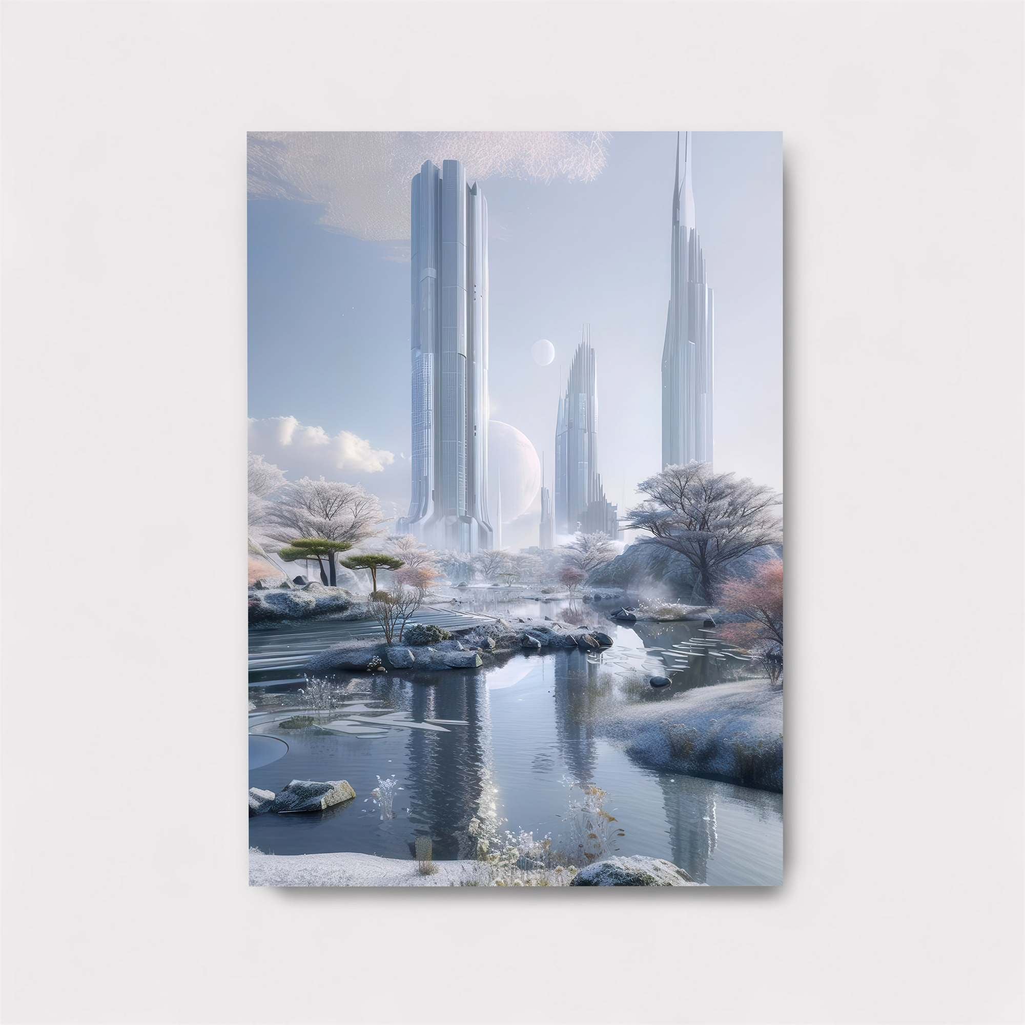 Futuristic Serenity Safe Wall Magnetic / M