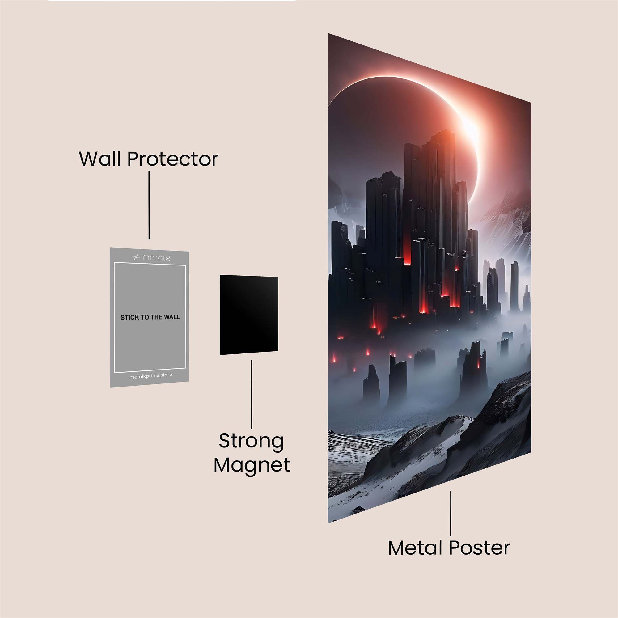 Eclipse Citadel Safe Wall Magnetic / M