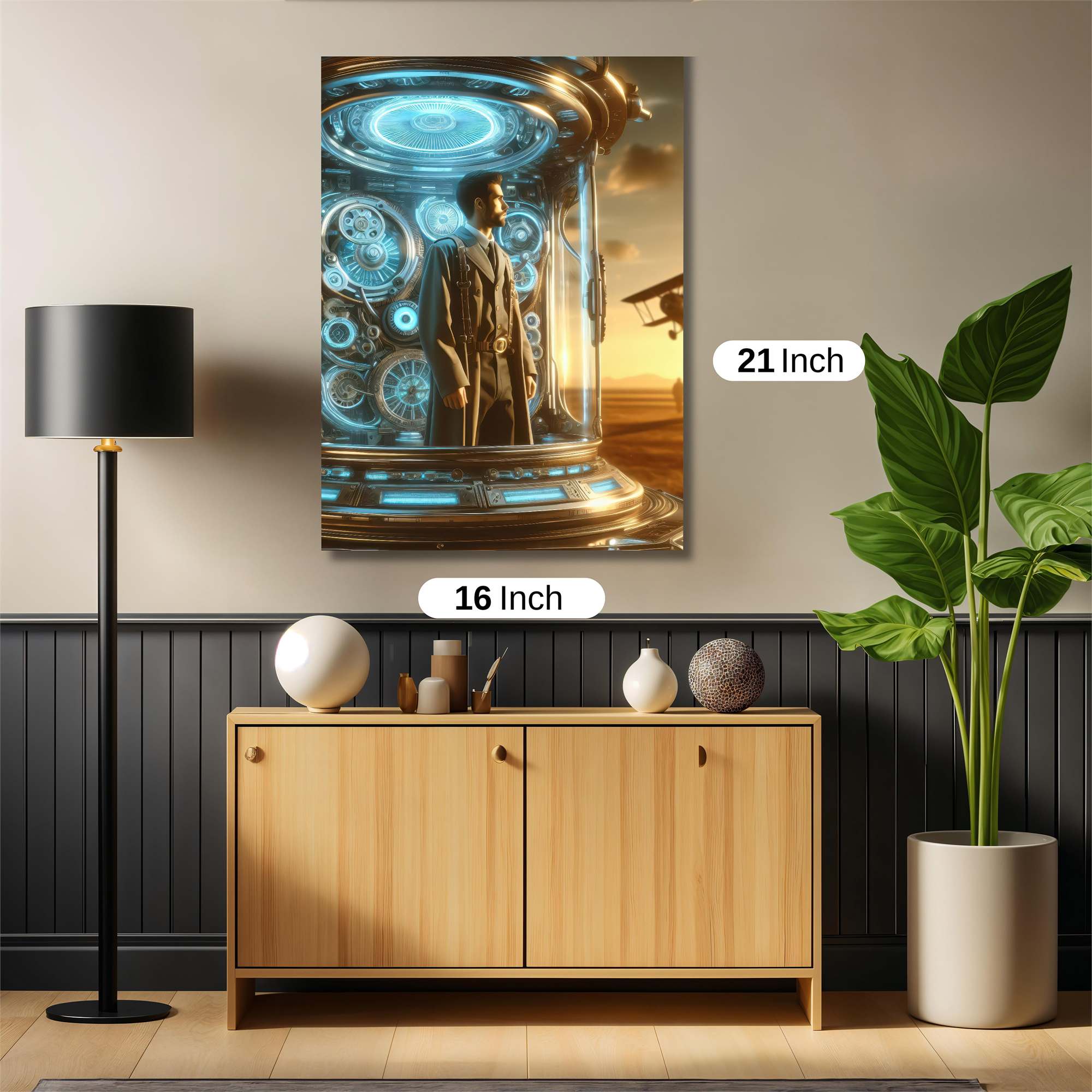 Time Traveler Safe Wall Magnetic / M