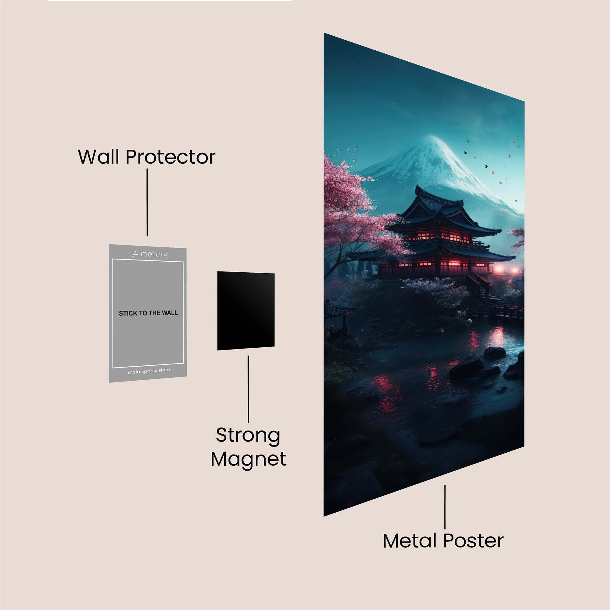Phoenix Radiant Safe Wall Magnetic / M