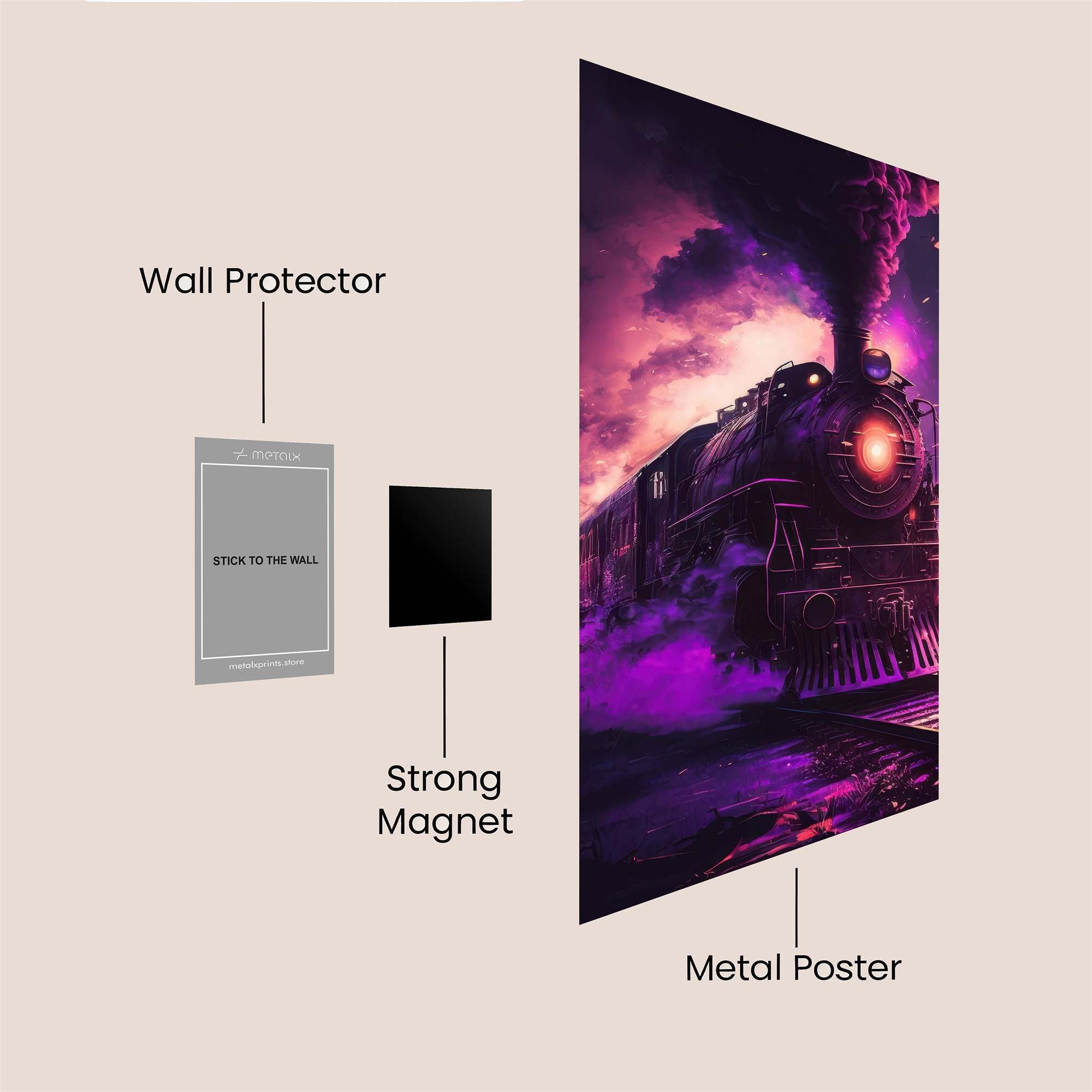 Moonlit Enigma Safe Wall Magnetic / M