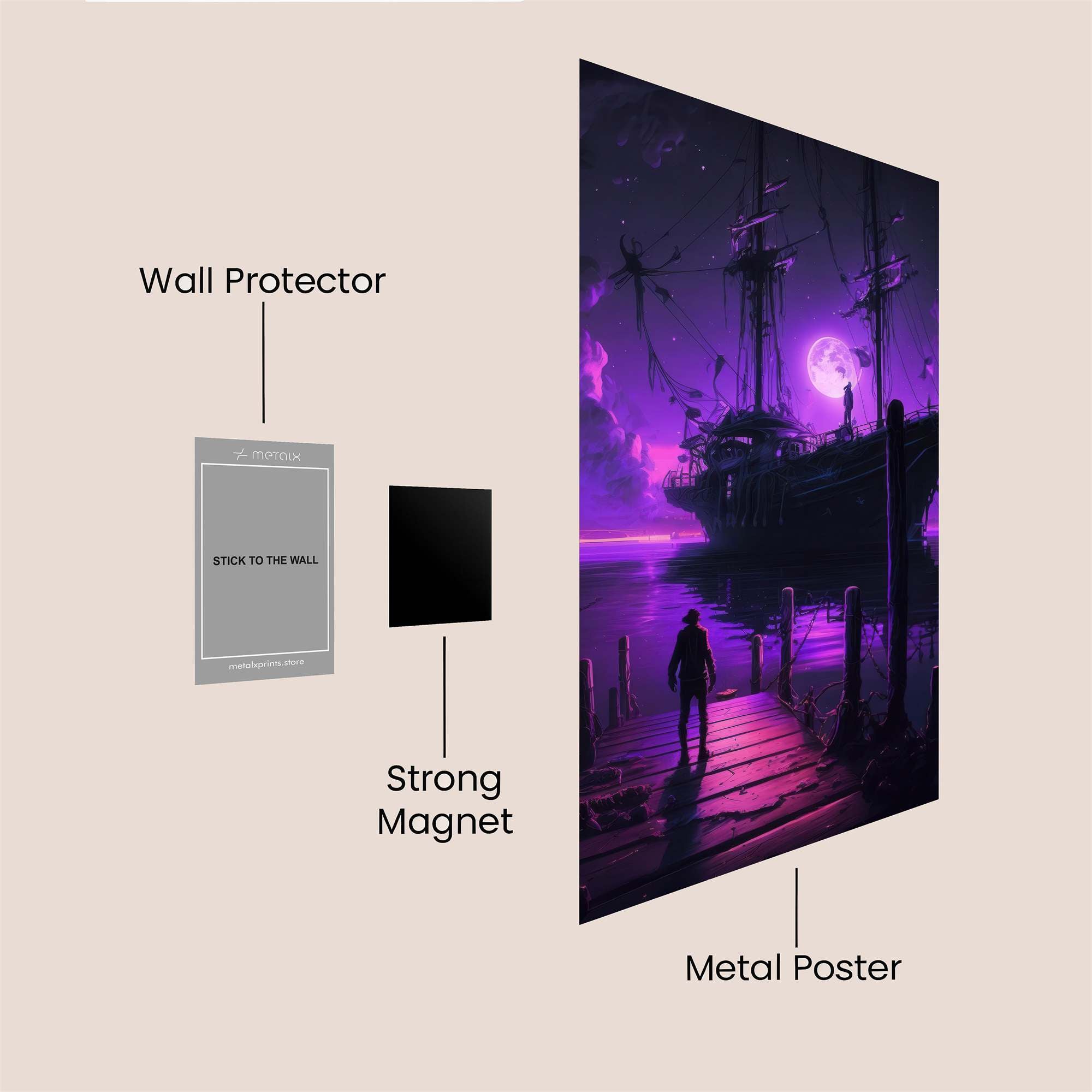 Butterfly Enchantment Safe Wall Magnetic / M