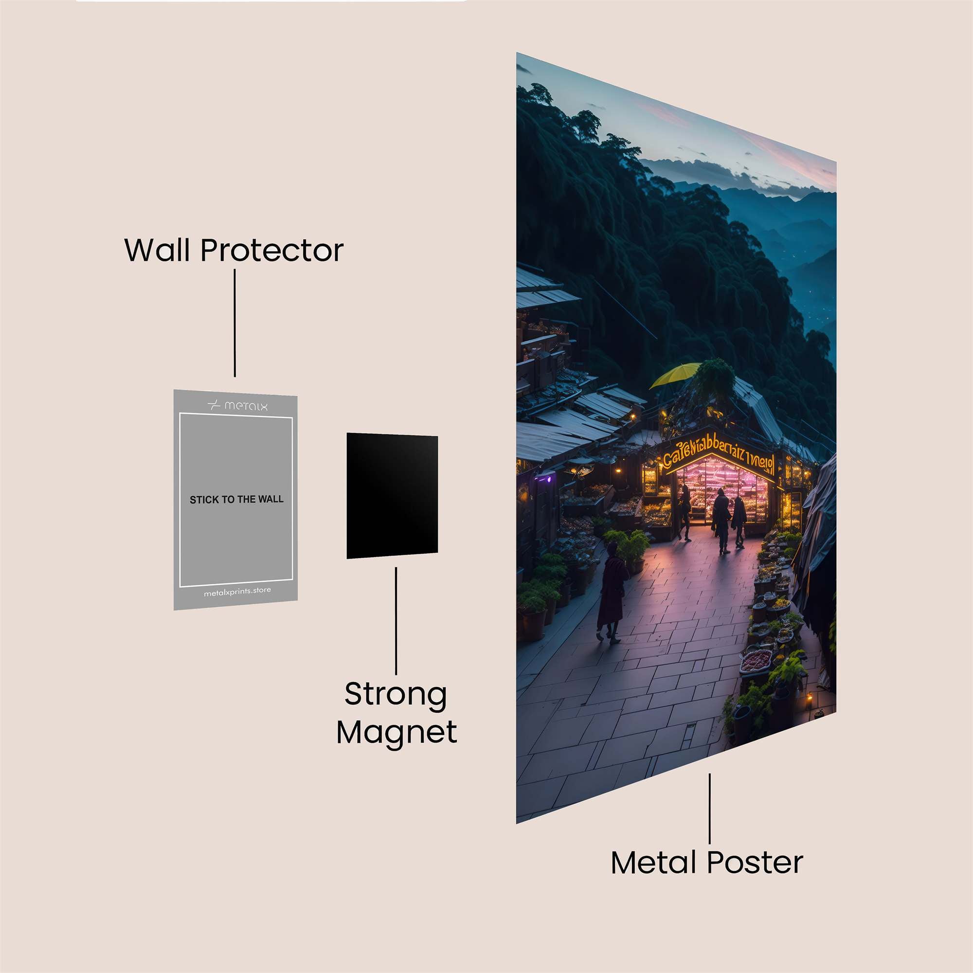Stag Serenity Safe Wall Magnetic / M