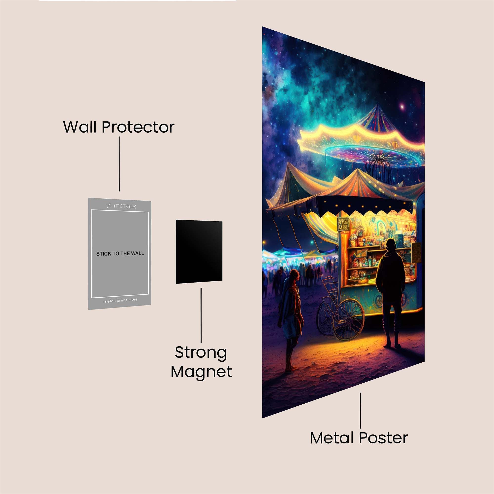 Forest Enigma Safe Wall Magnetic / M