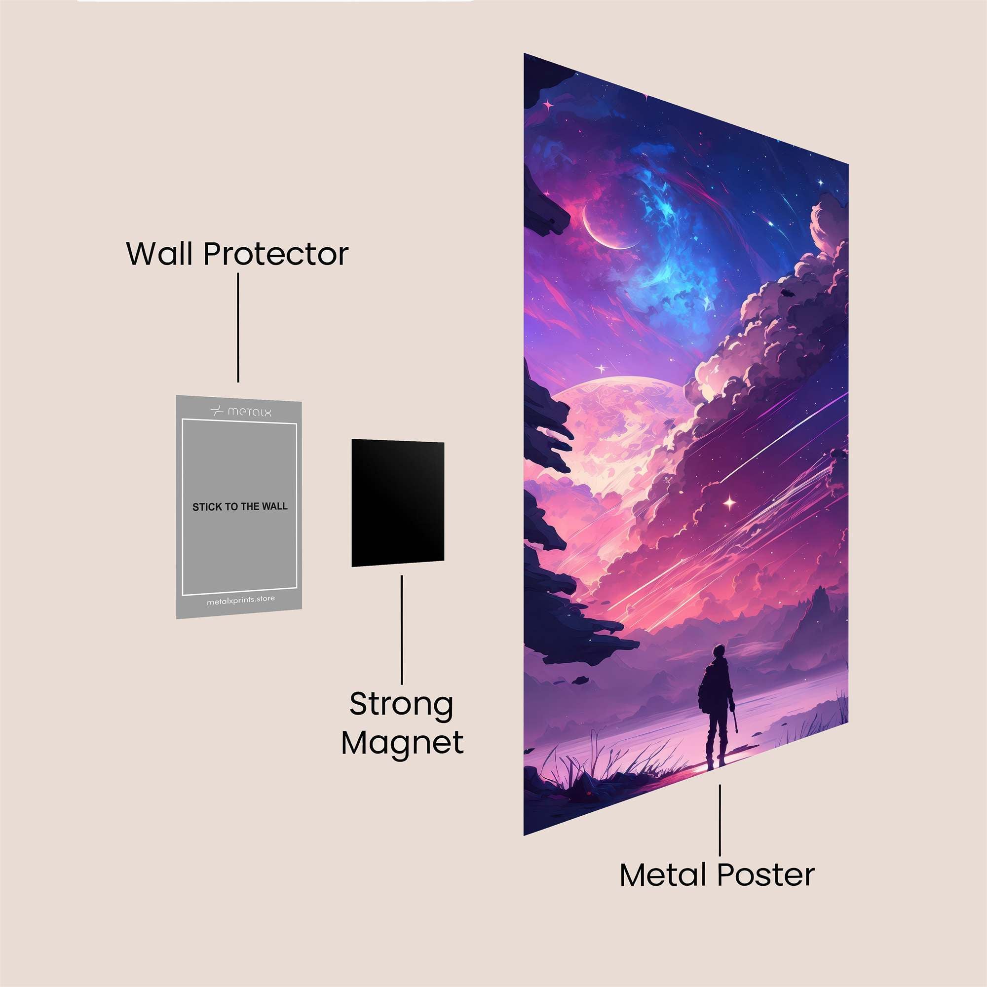 Butterfly Radiance Safe Wall Magnetic / M