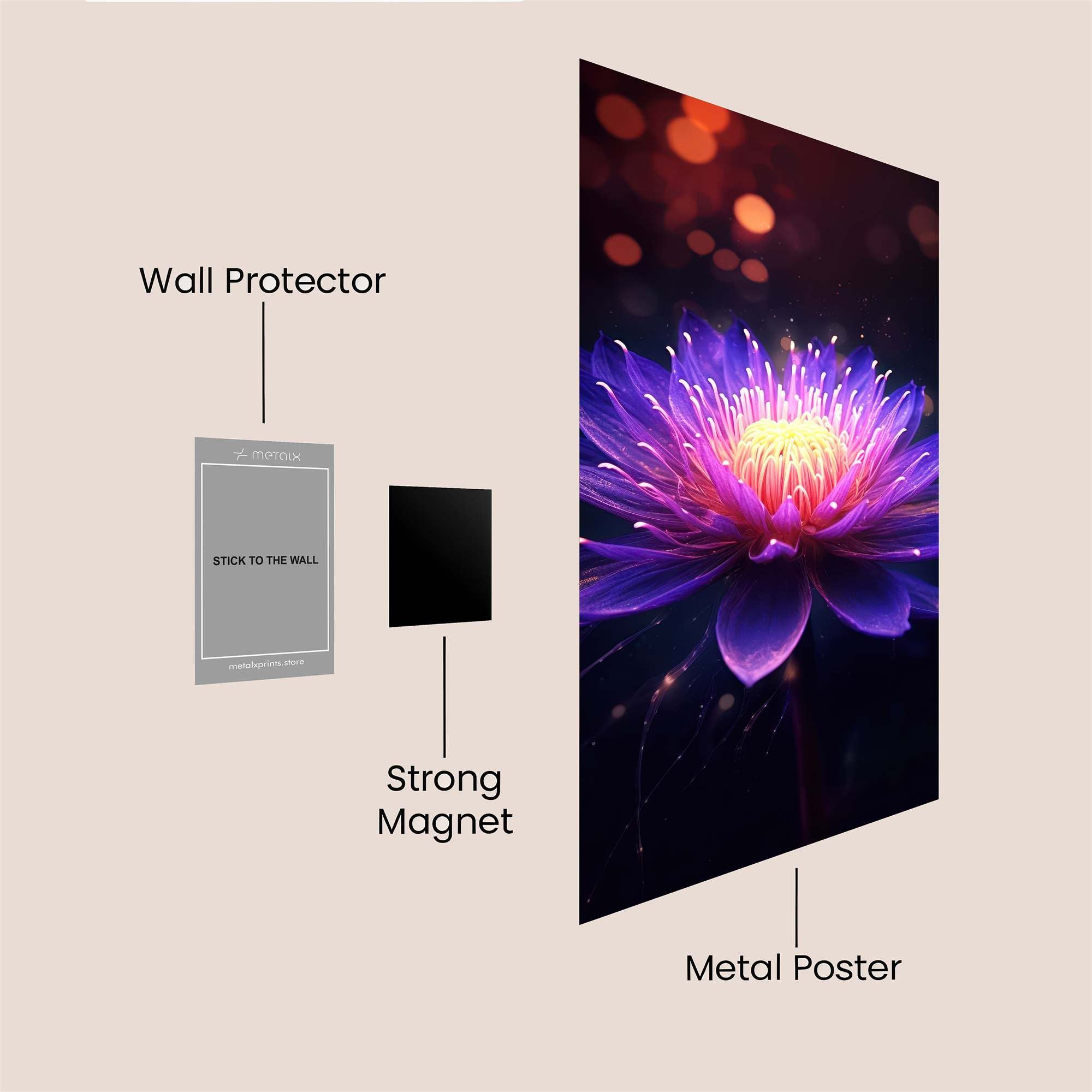 Stag Enchantment Safe Wall Magnetic / M