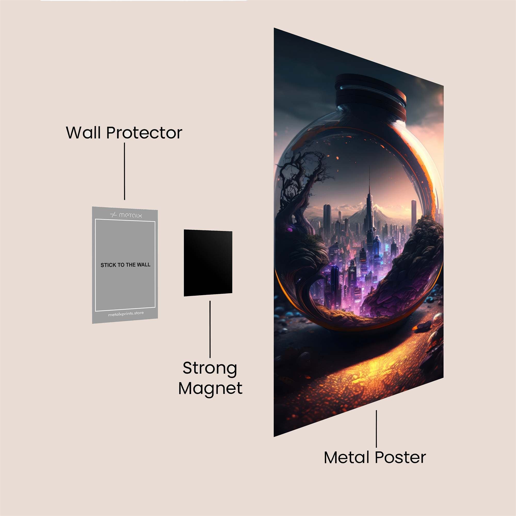 Sorcerer Enigma Safe Wall Magnetic / M