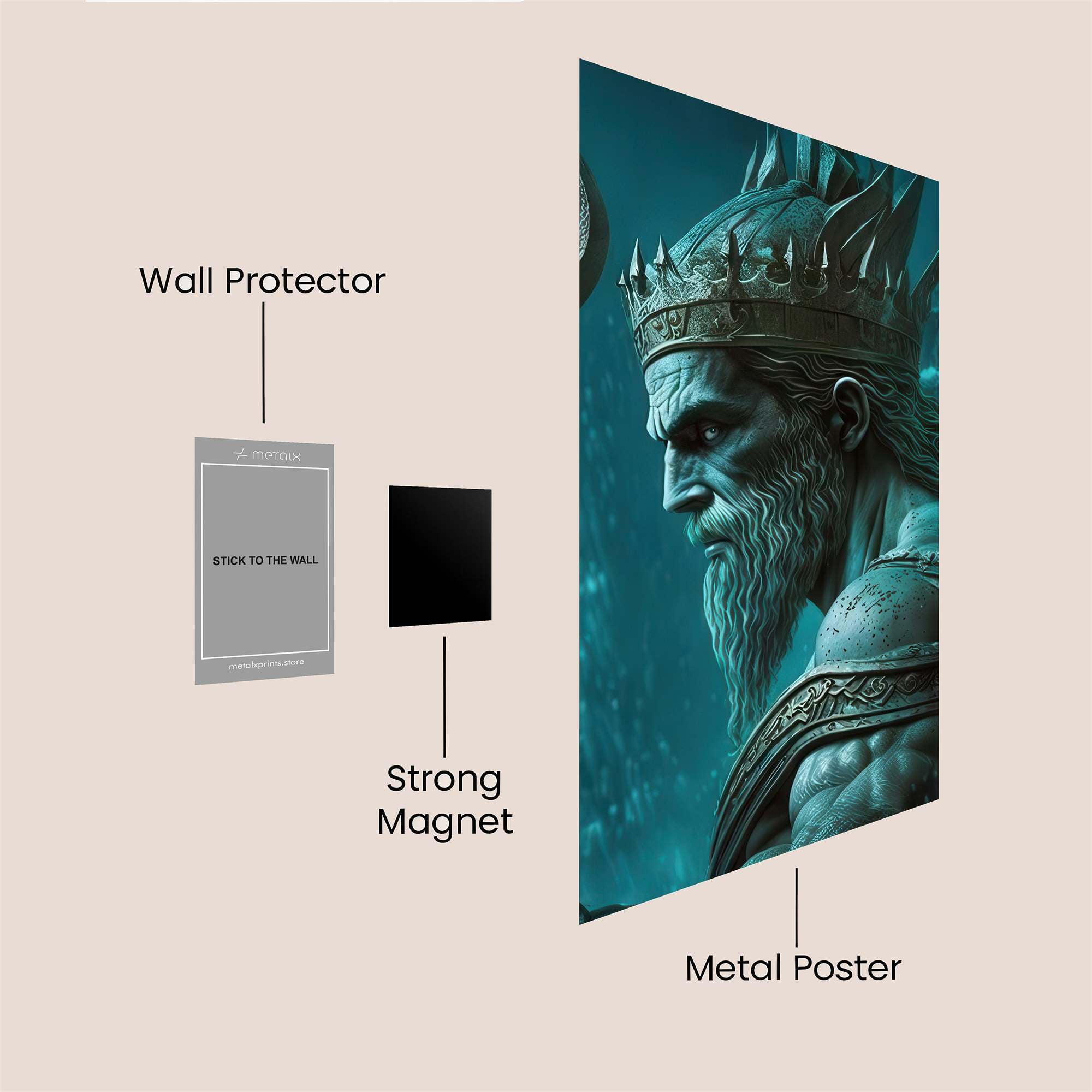 Stag Serenity Safe Wall Magnetic / M