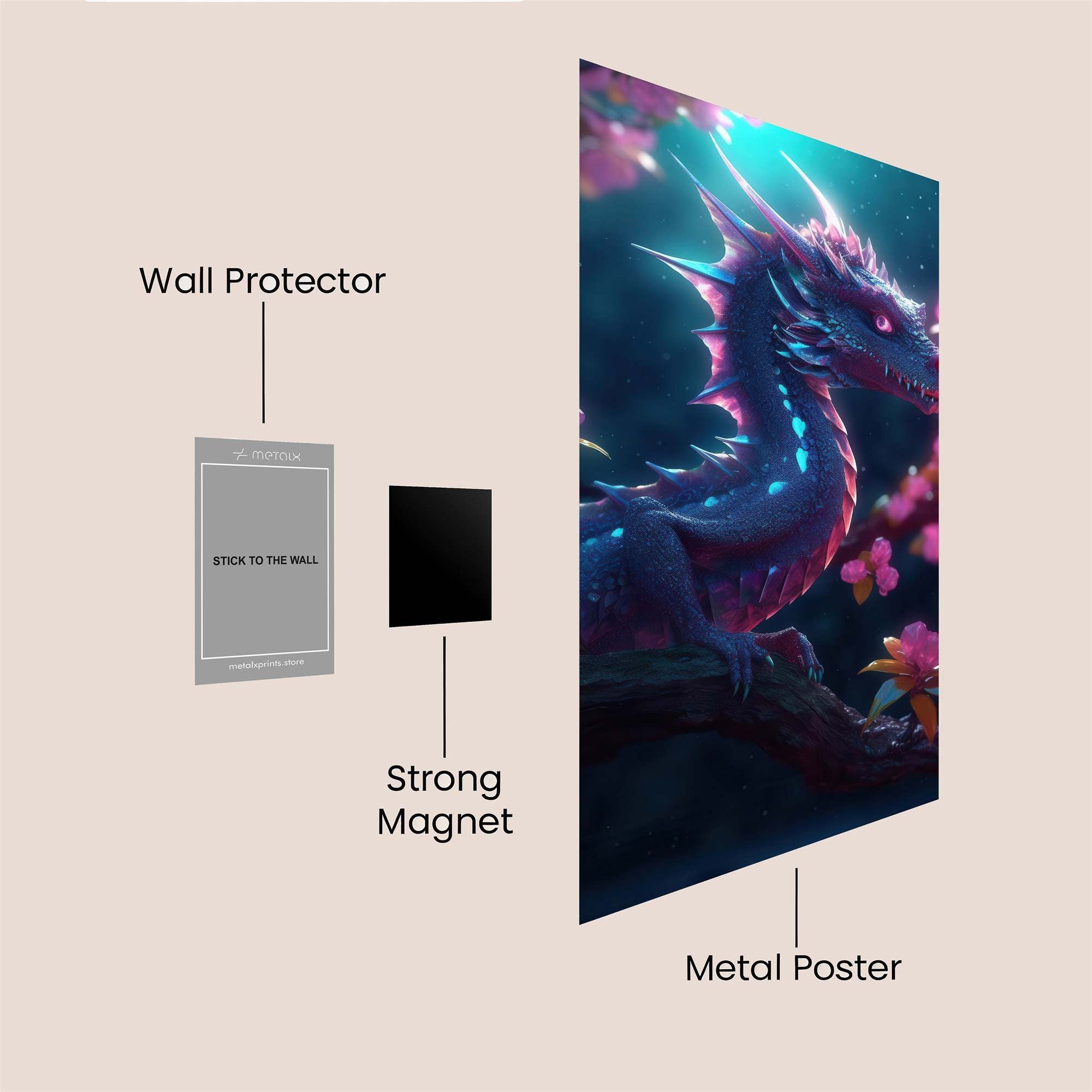 Bastet Majestic Safe Wall Magnetic / M