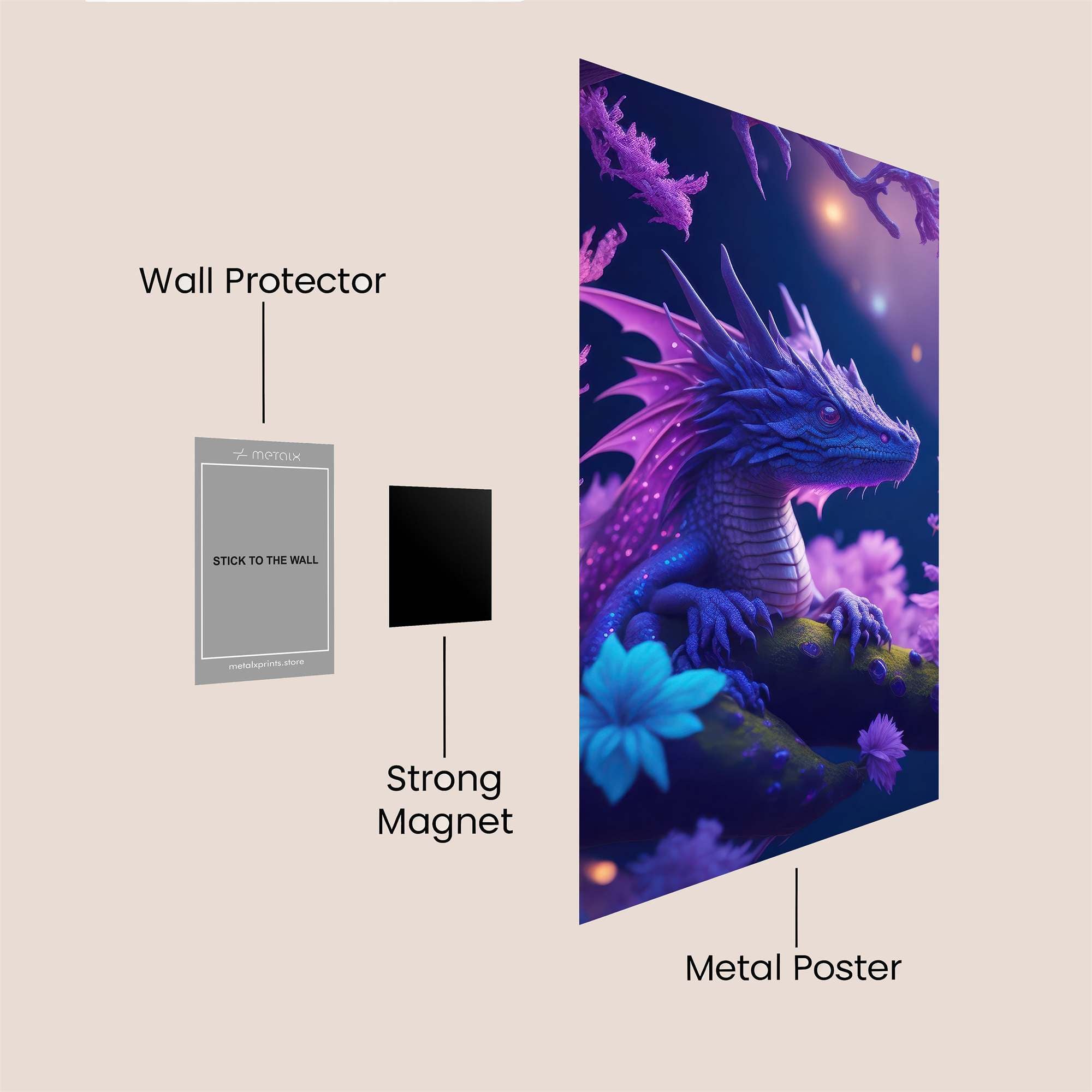 Bear Mystic Safe Wall Magnetic / M