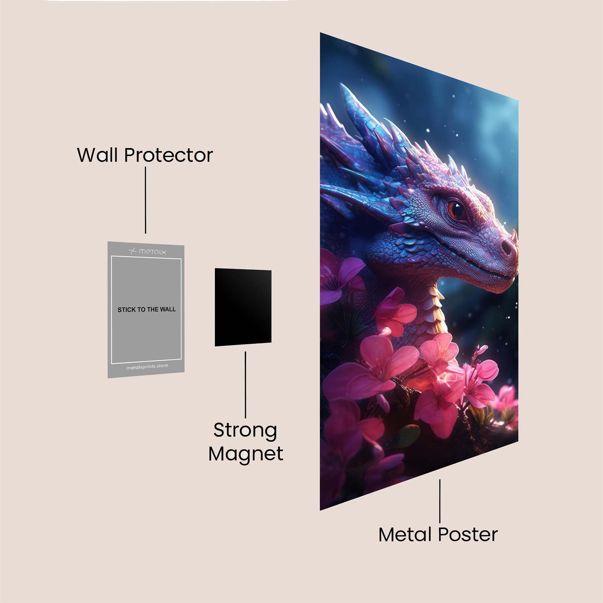 Phoenix Radiant Safe Wall Magnetic / M