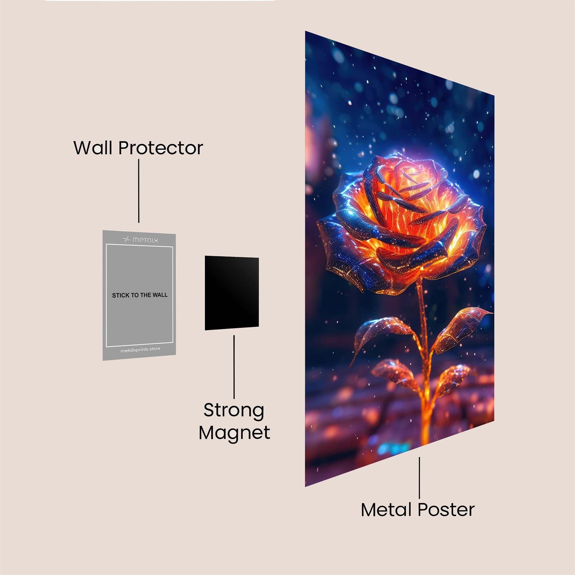Rabbit Mage Safe Wall Magnetic / M