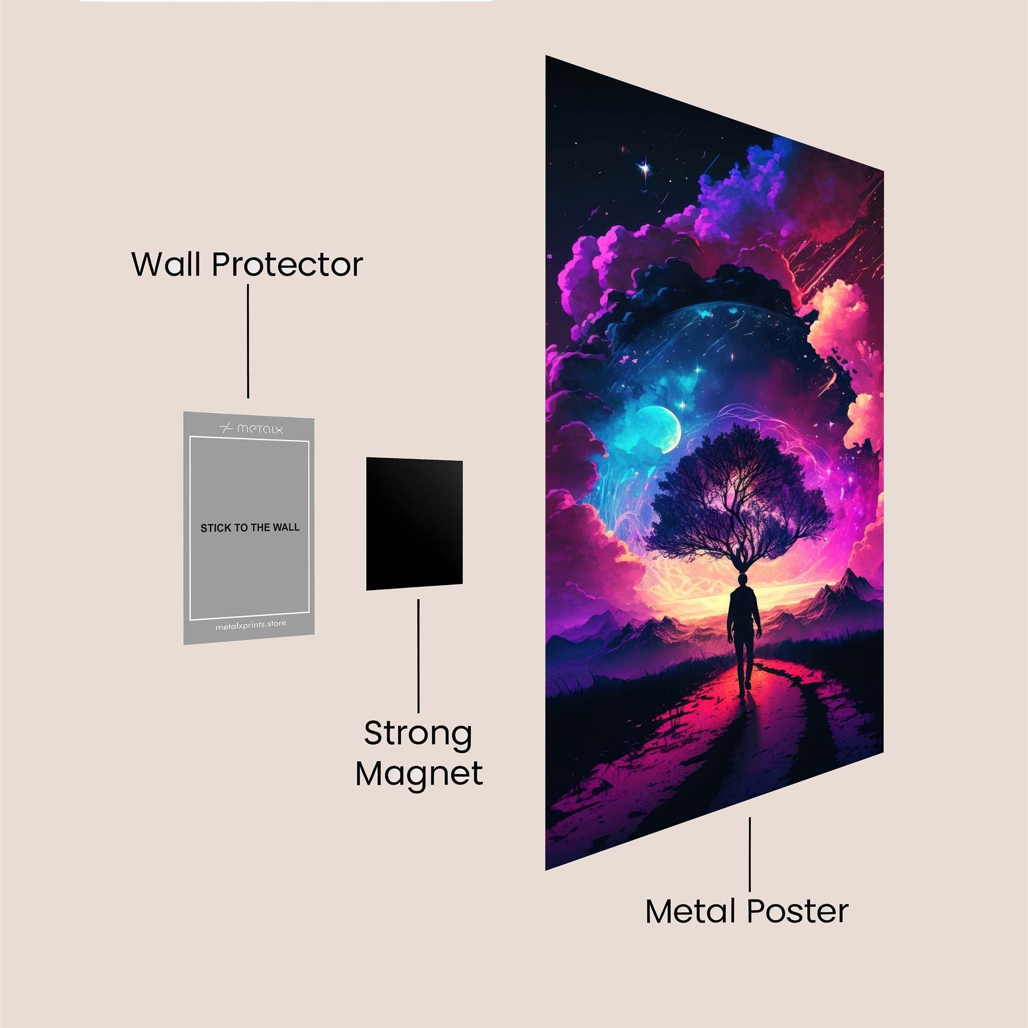 Tiger Mystic Safe Wall Magnetic / M