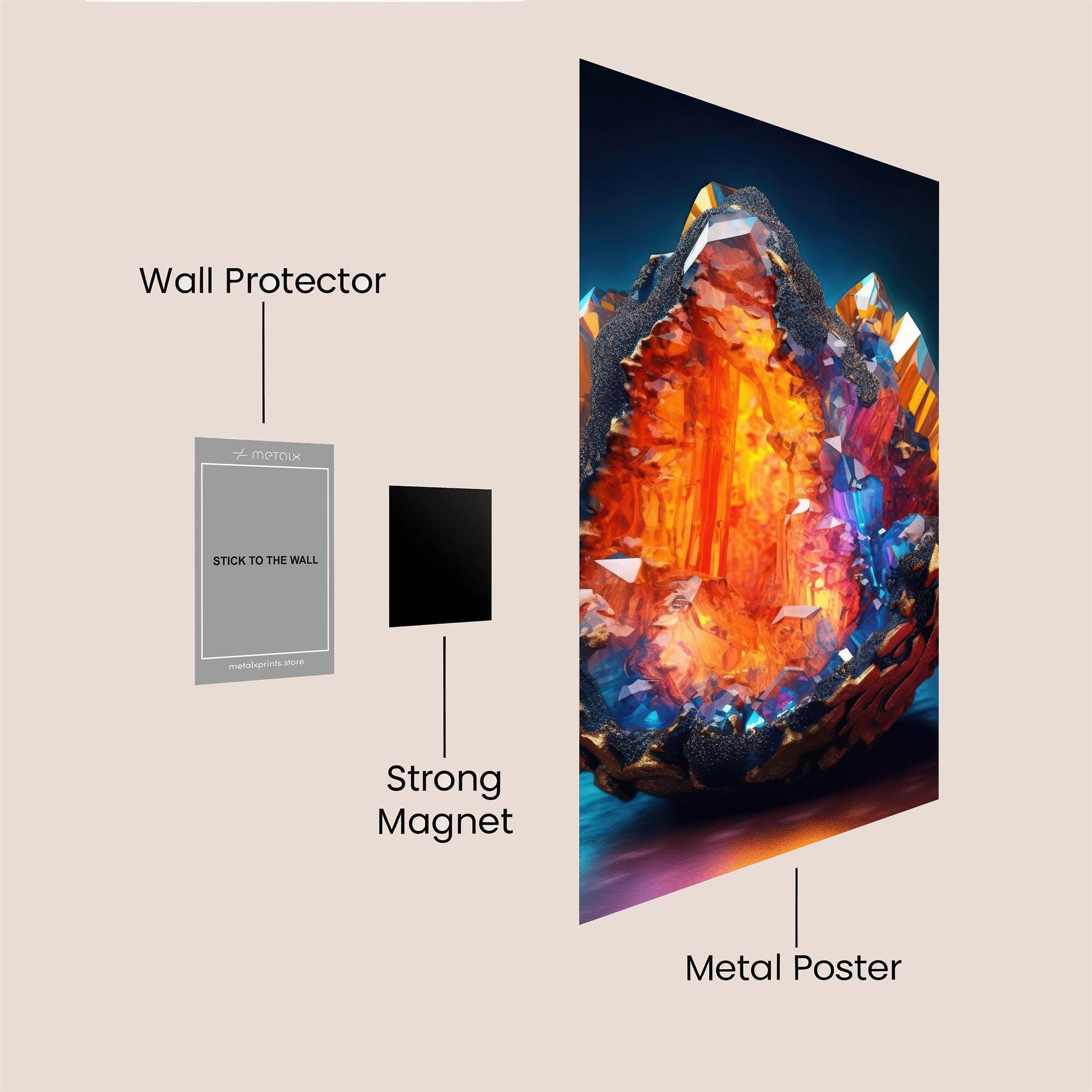 Cosmic Majesty Safe Wall Magnetic / M