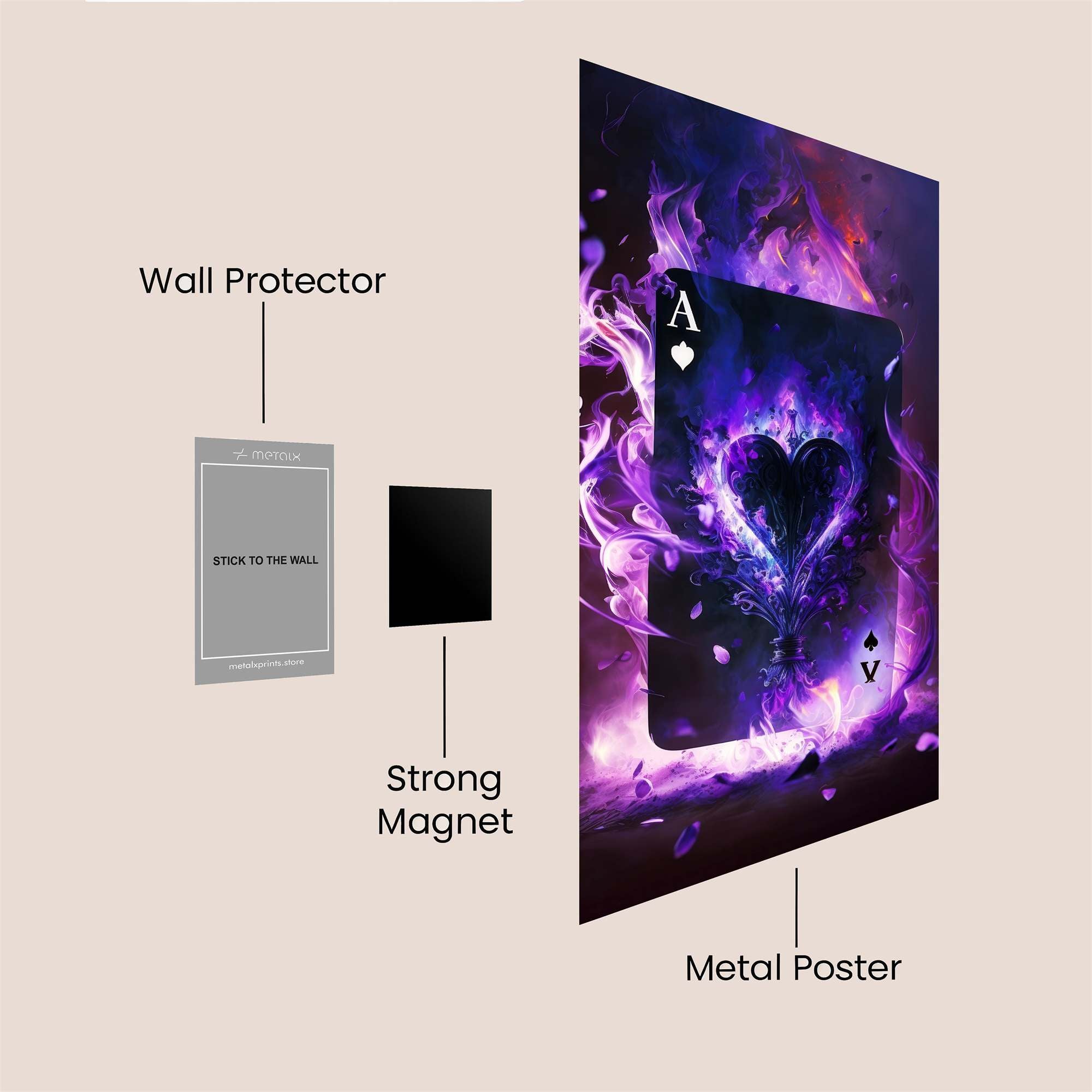 Phoenix Harmony Safe Wall Magnetic / M
