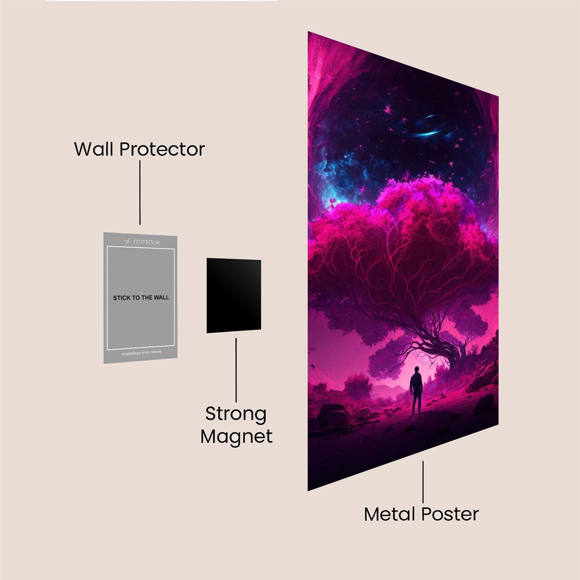 Aries Blaze Safe Wall Magnetic / M