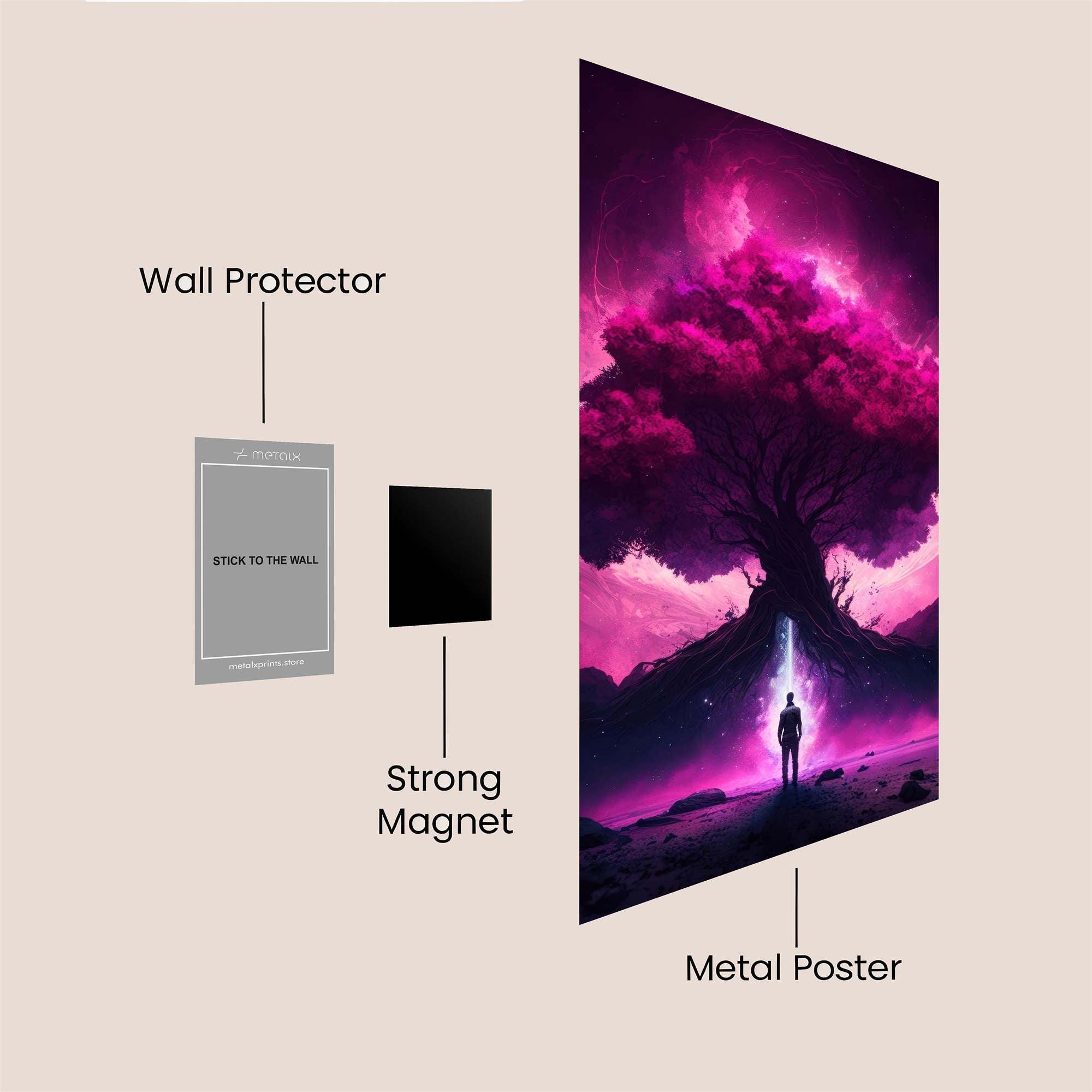 Explorer Dreamscape Safe Wall Magnetic / M