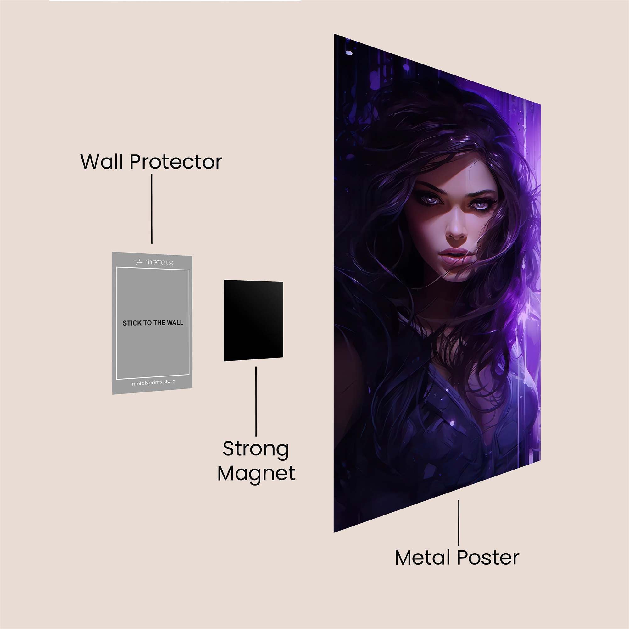 Minotaur Menace Safe Wall Magnetic / M