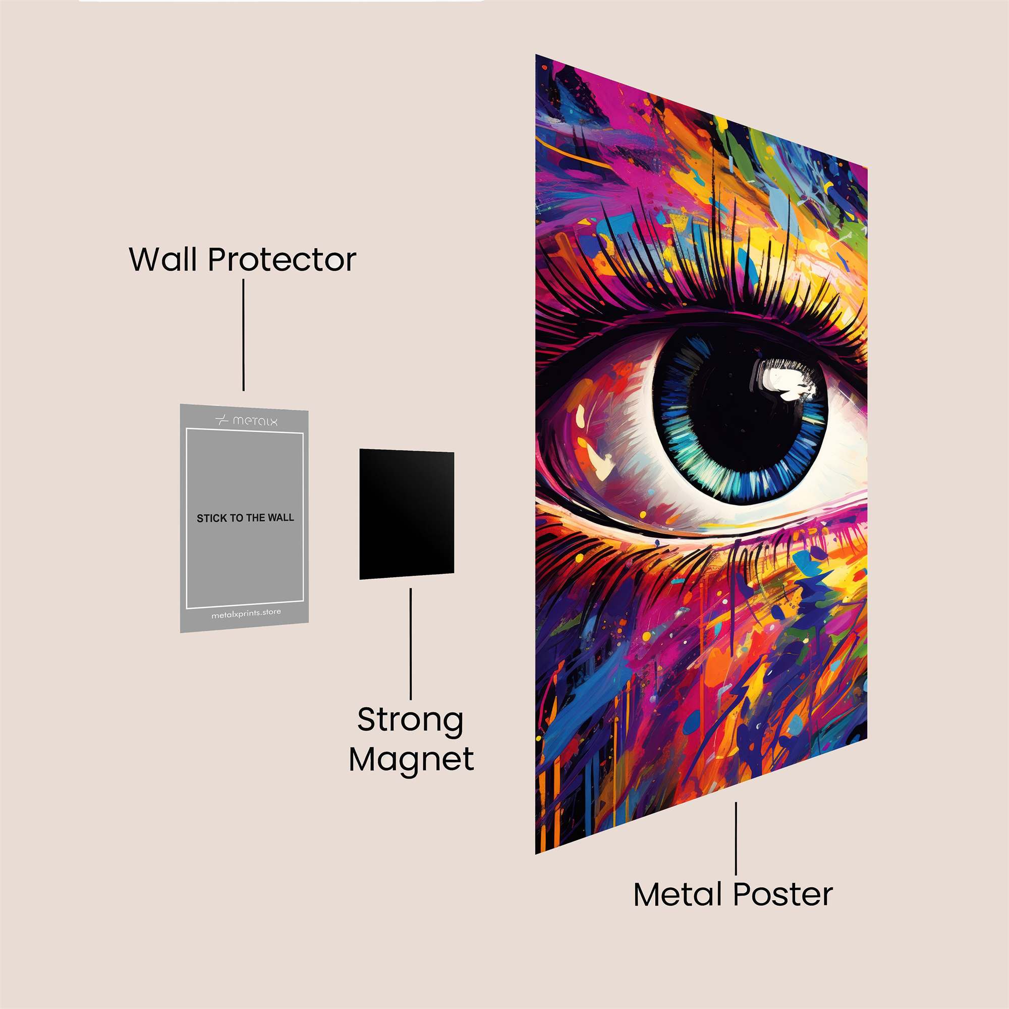 Cosmic Owl Safe Wall Magnetic / M