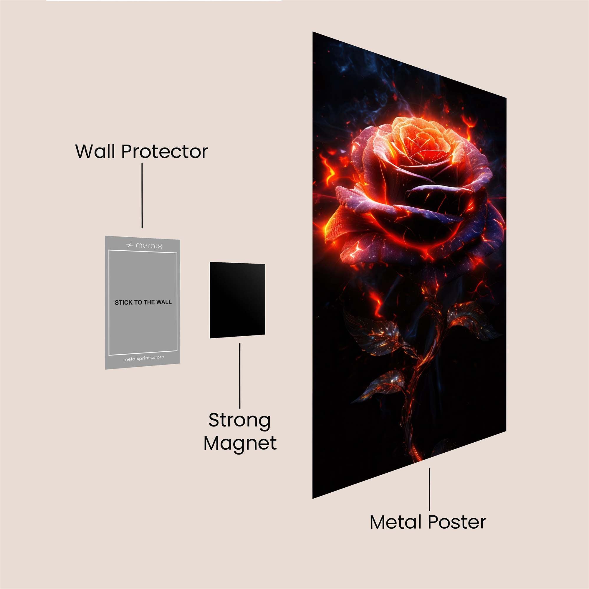 Frost Phoenix Safe Wall Magnetic / M