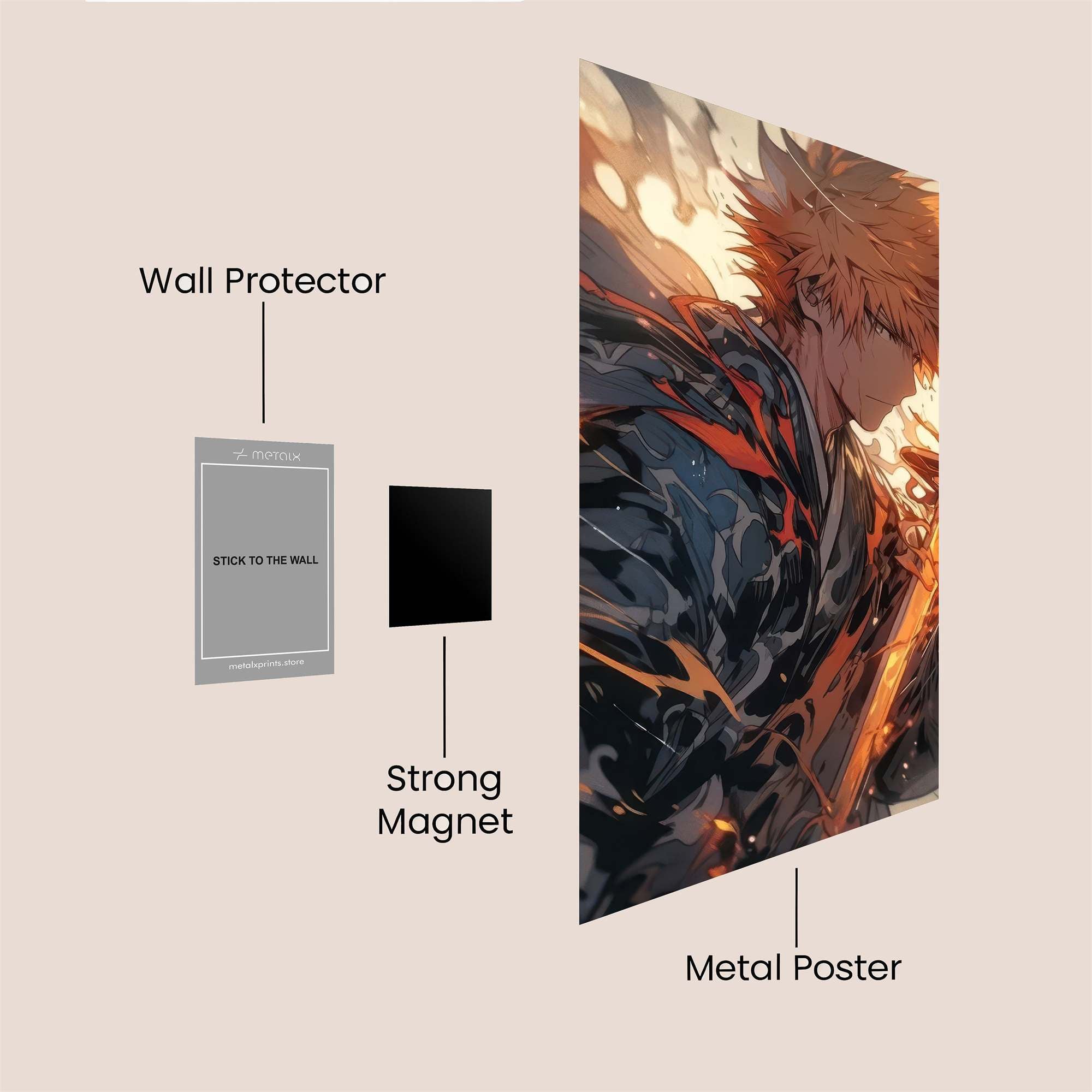 Minotaur Menace Safe Wall Magnetic / M
