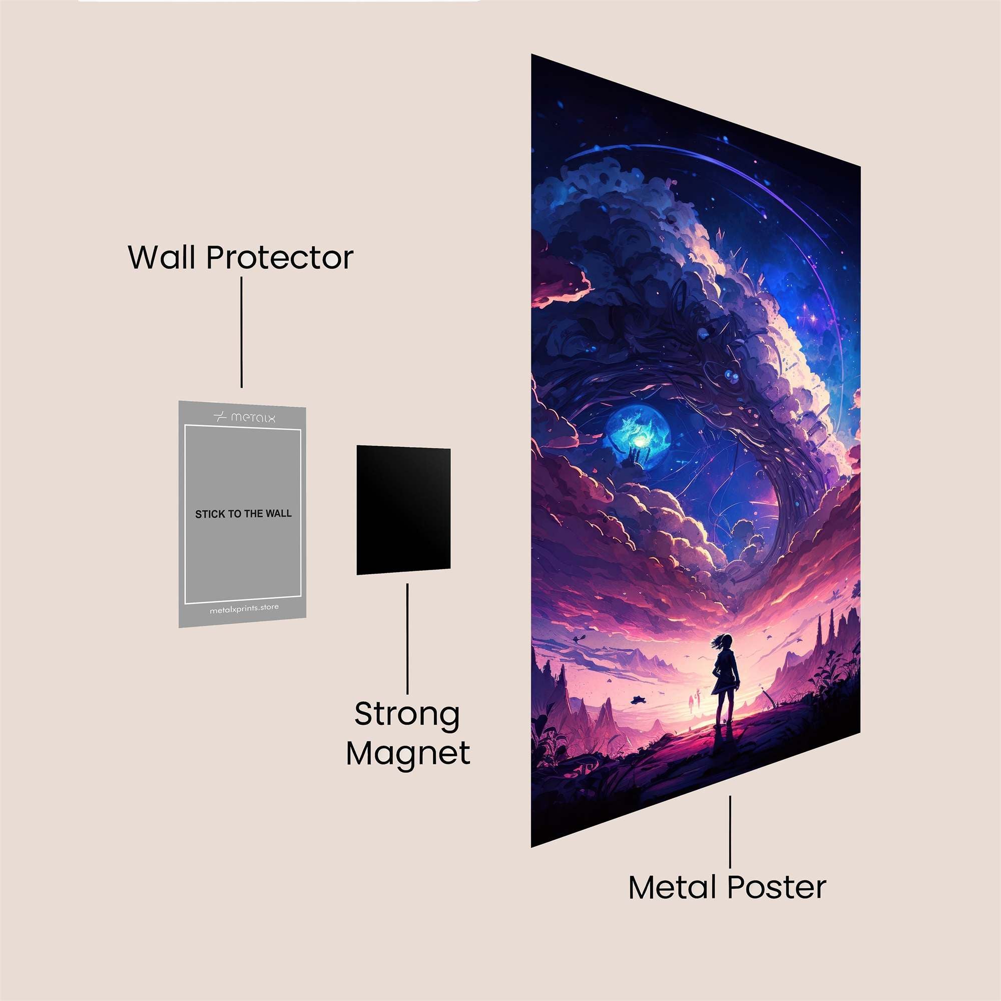 Aries Radiant Safe Wall Magnetic / M