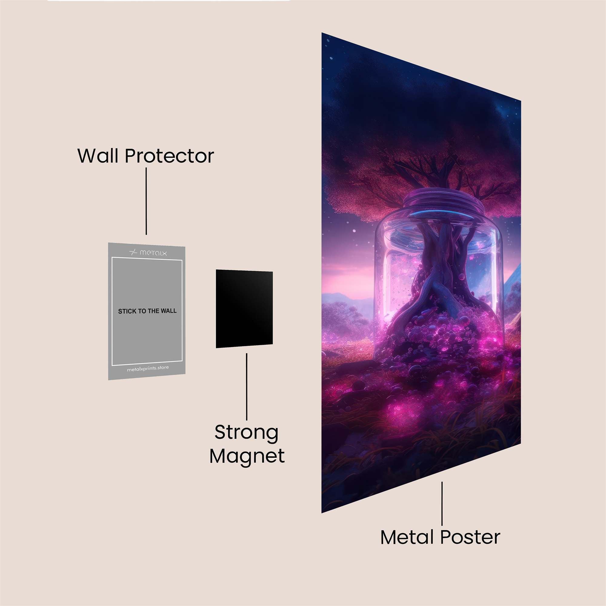 Forest Enigma Safe Wall Magnetic / M