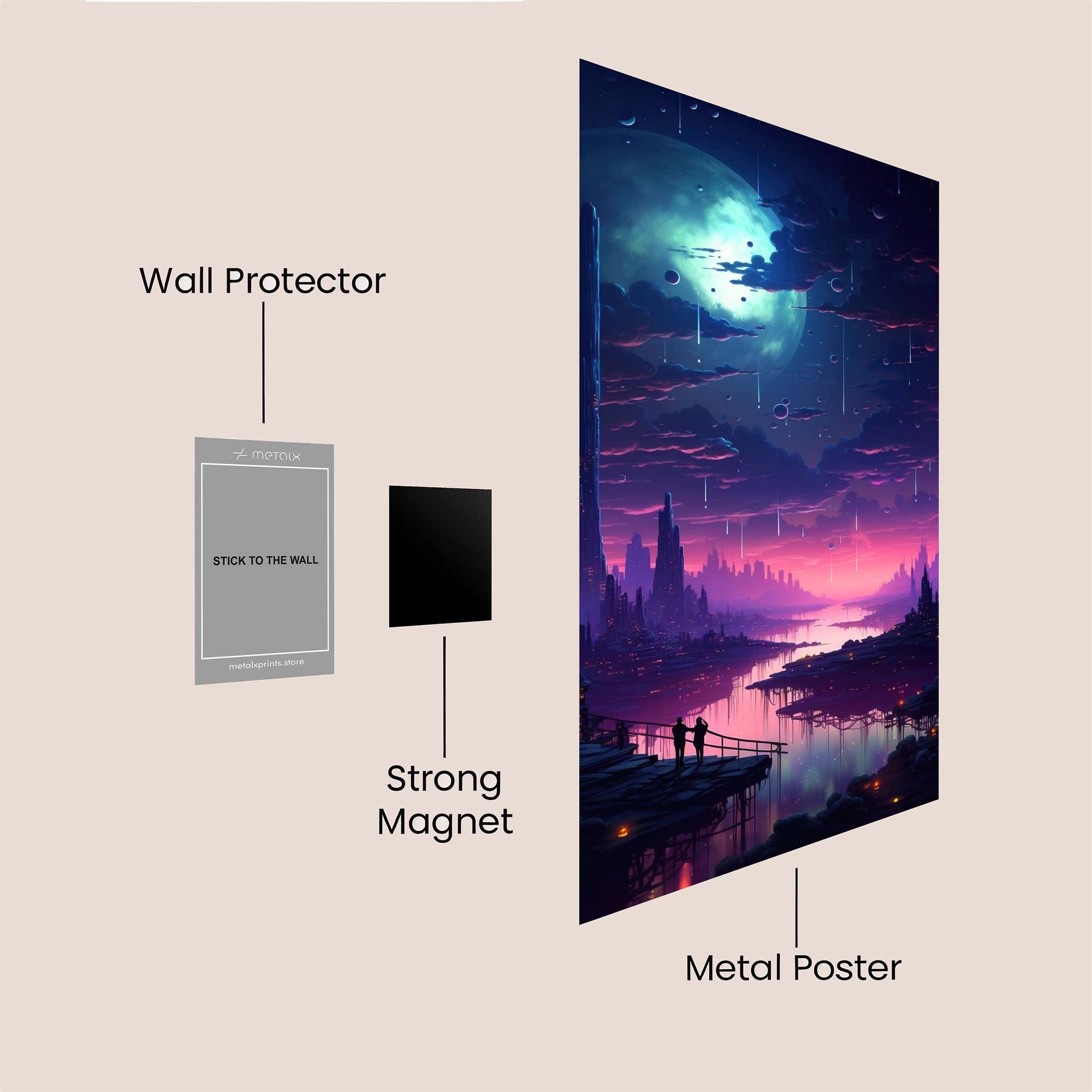 Luminous Predator Safe Wall Magnetic / M