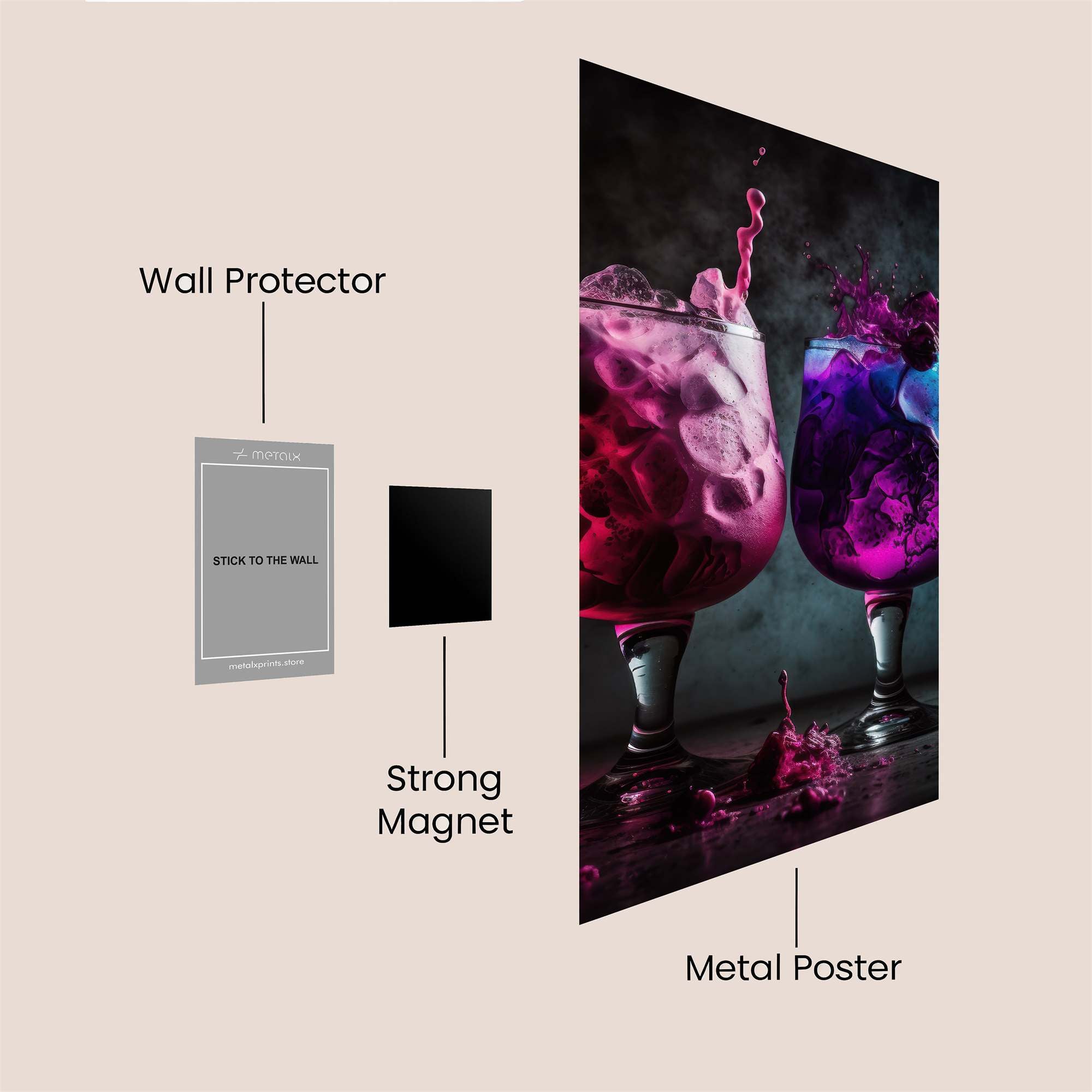 Majestic Dragon Safe Wall Magnetic / M