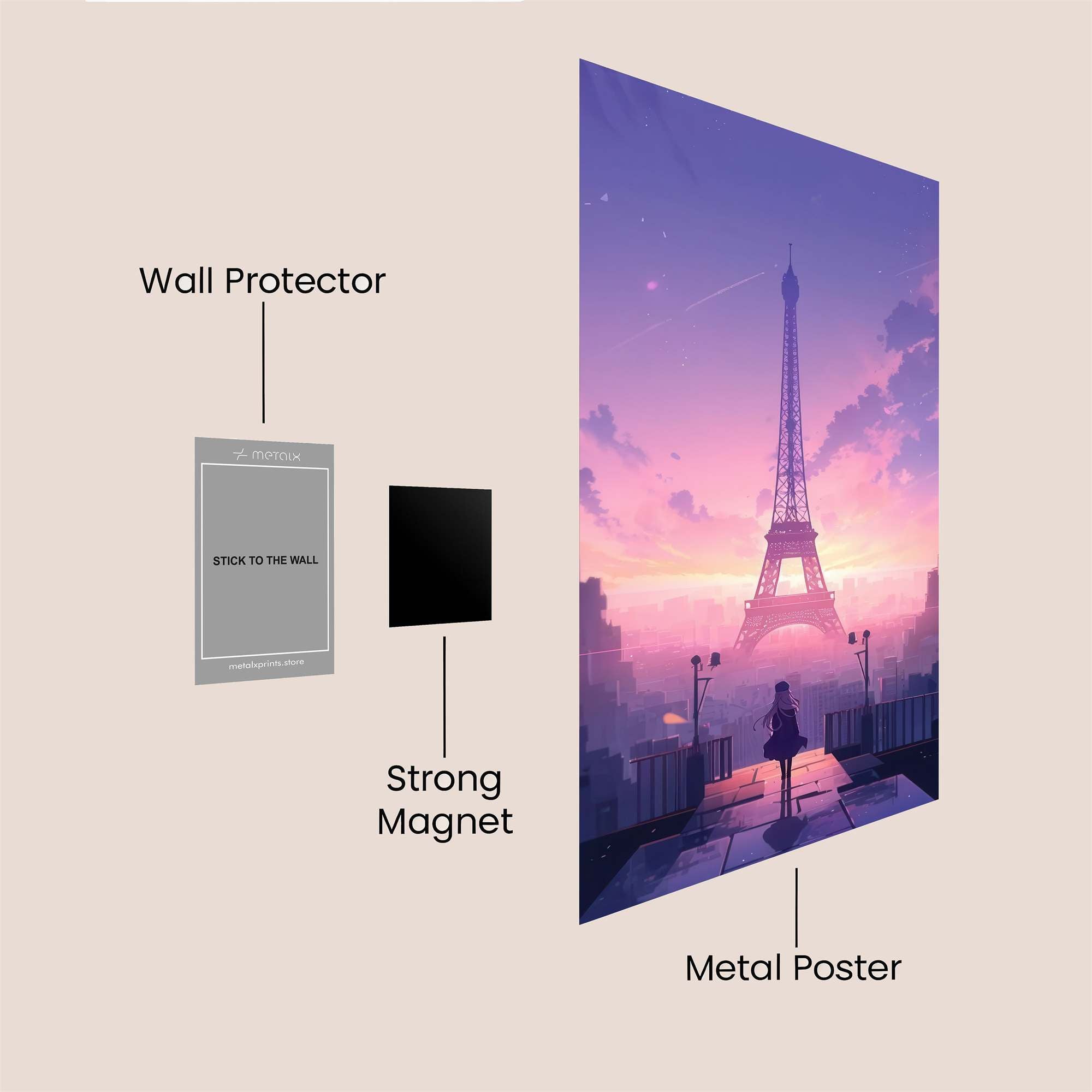 Cosmic Serenity Safe Wall Magnetic / M