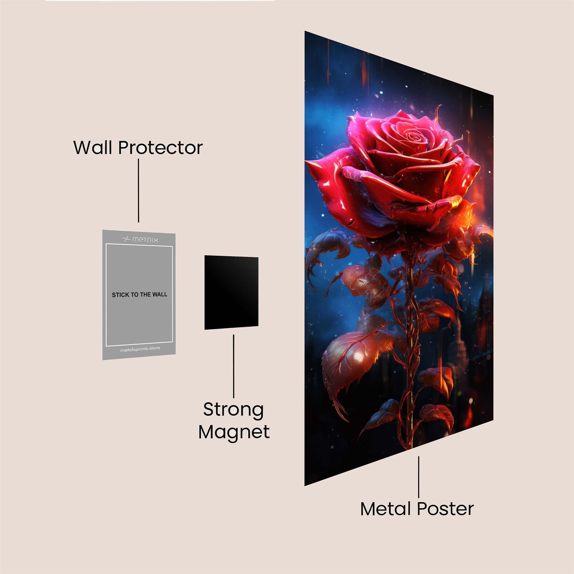 Aquarius Dream Safe Wall Magnetic / M