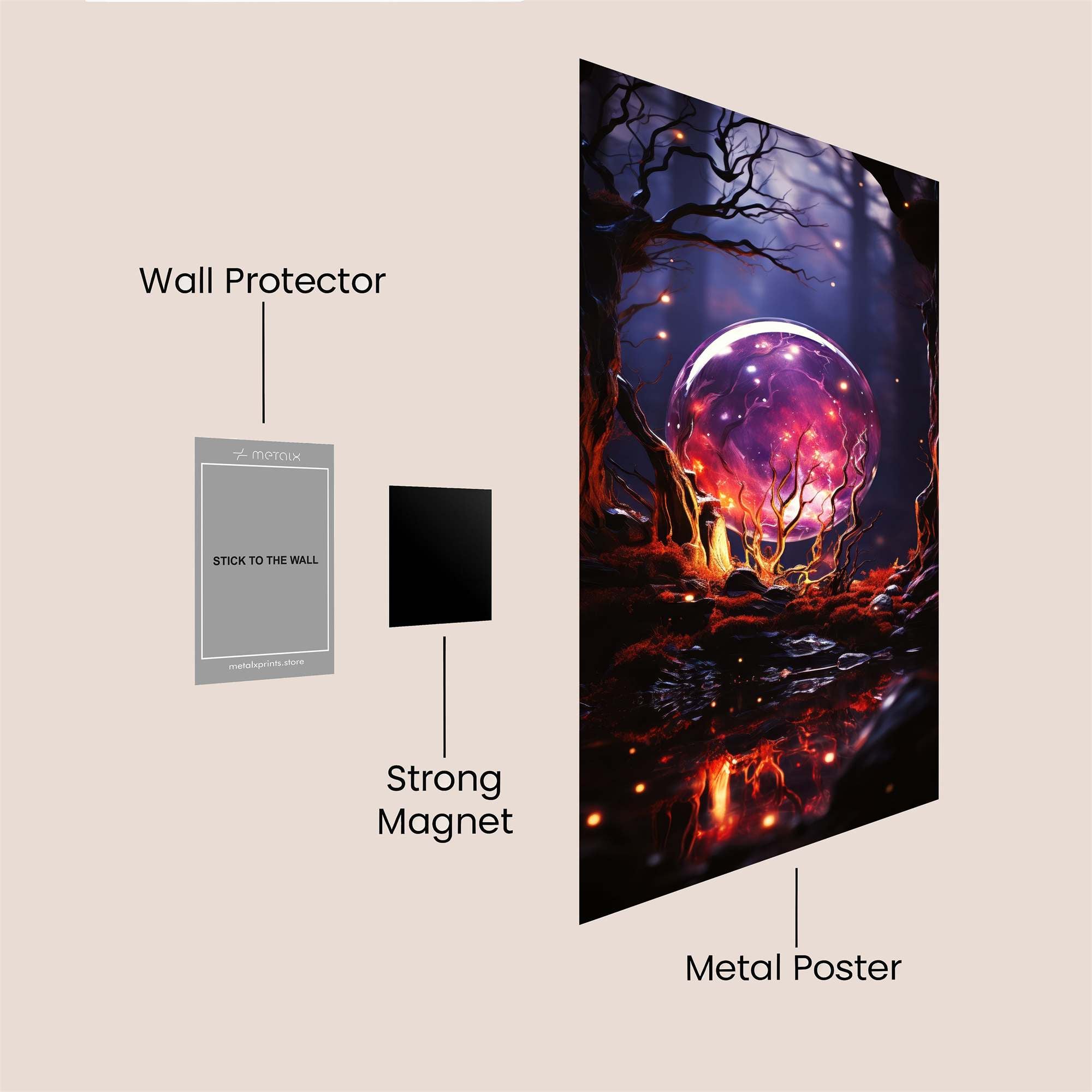 Warrior Whimsy Safe Wall Magnetic / M