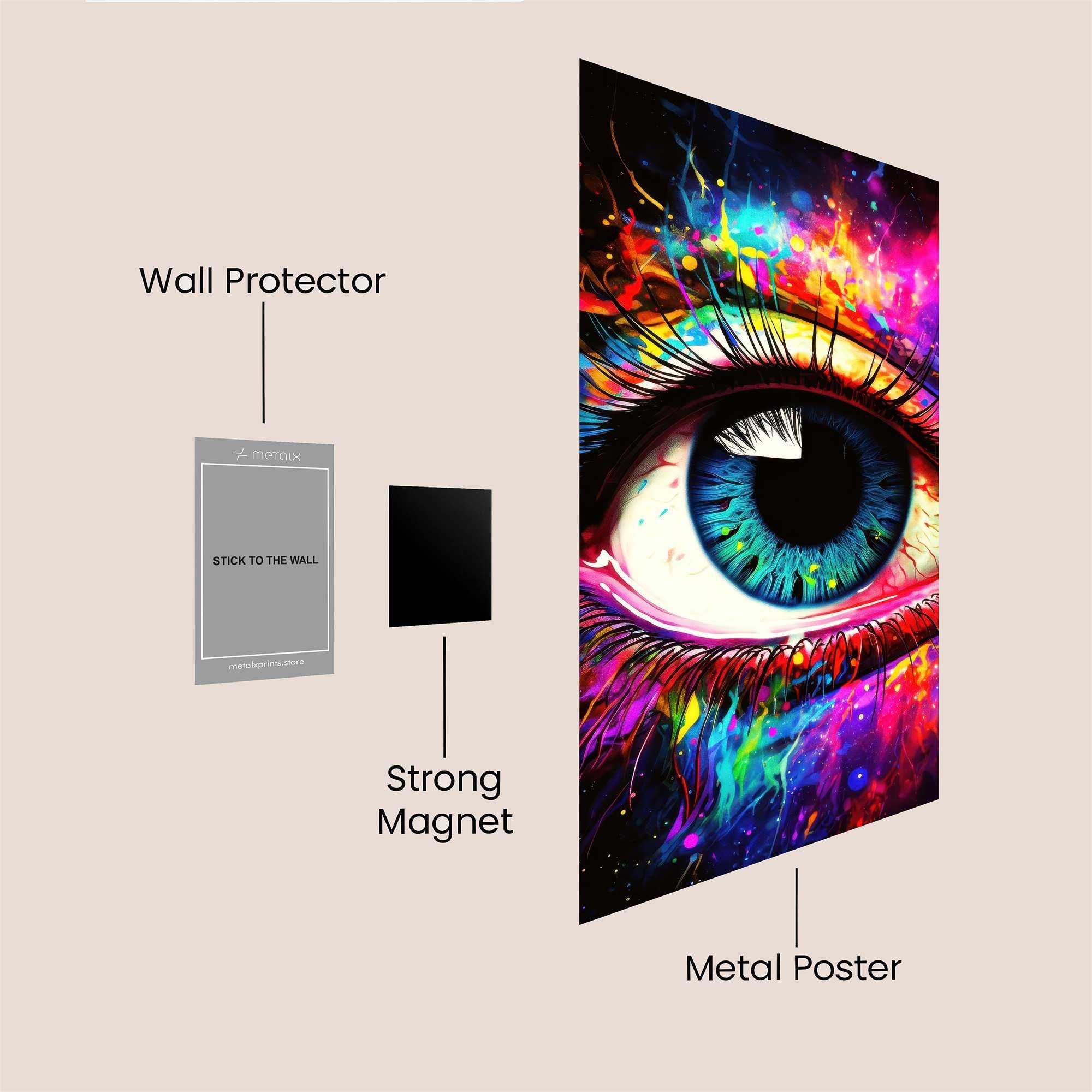 Kinkajou Contemplative Safe Wall Magnetic / M